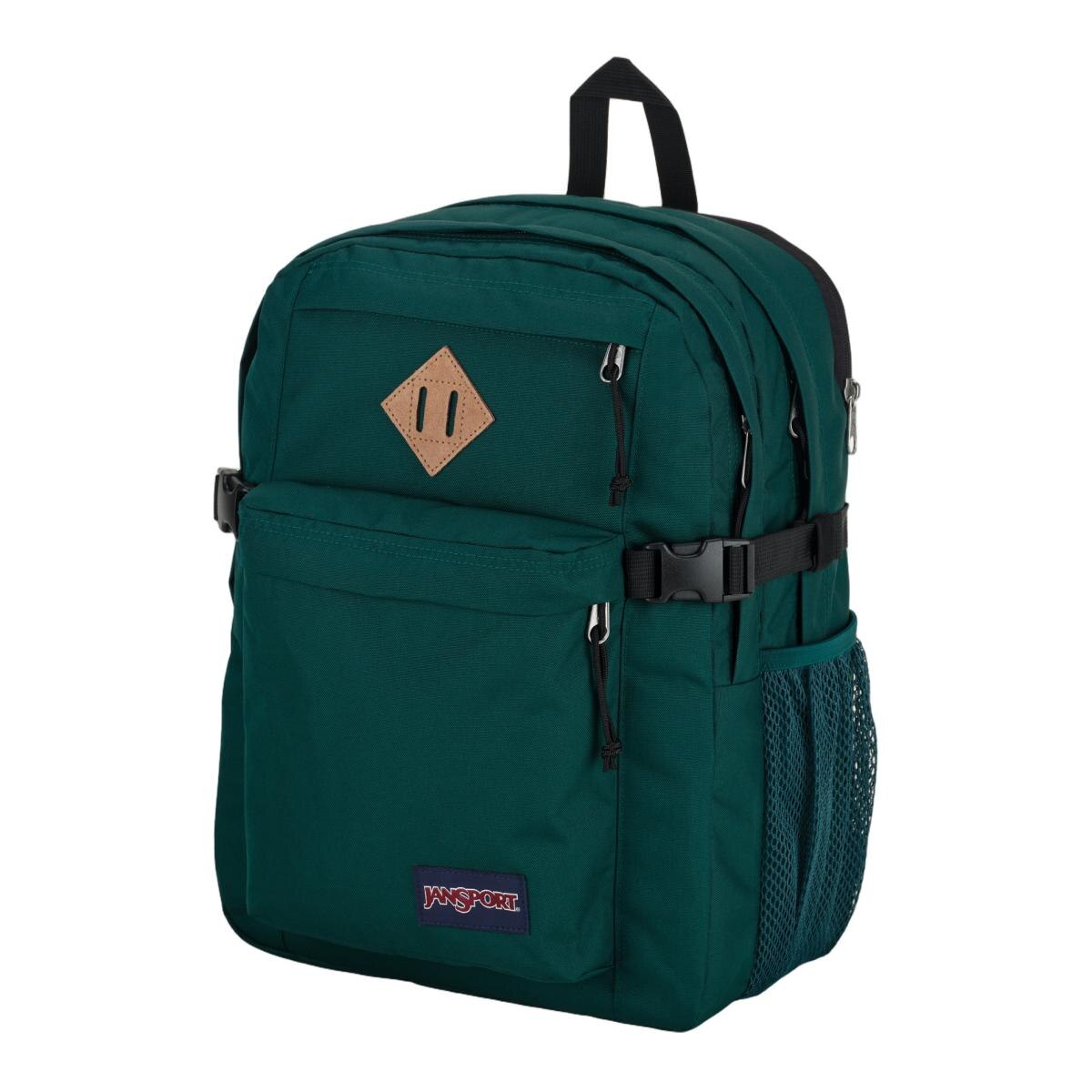 Mochila Juvenil y Funcional Main Campus Jansport Verde Oscuro 4