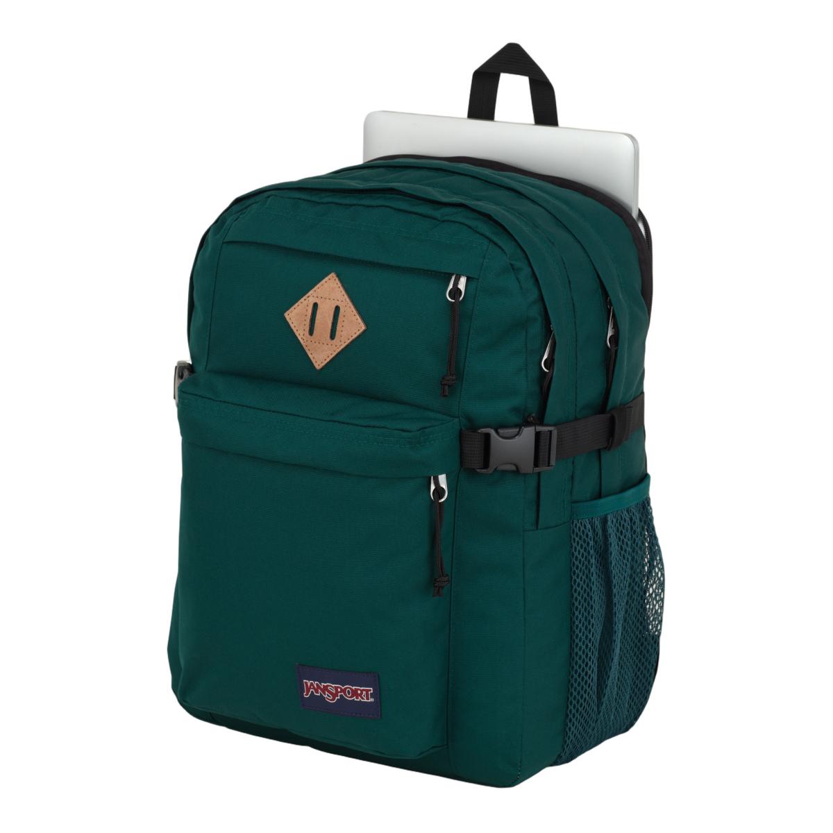 Mochila Juvenil y Funcional Main Campus Jansport Verde Oscuro 6