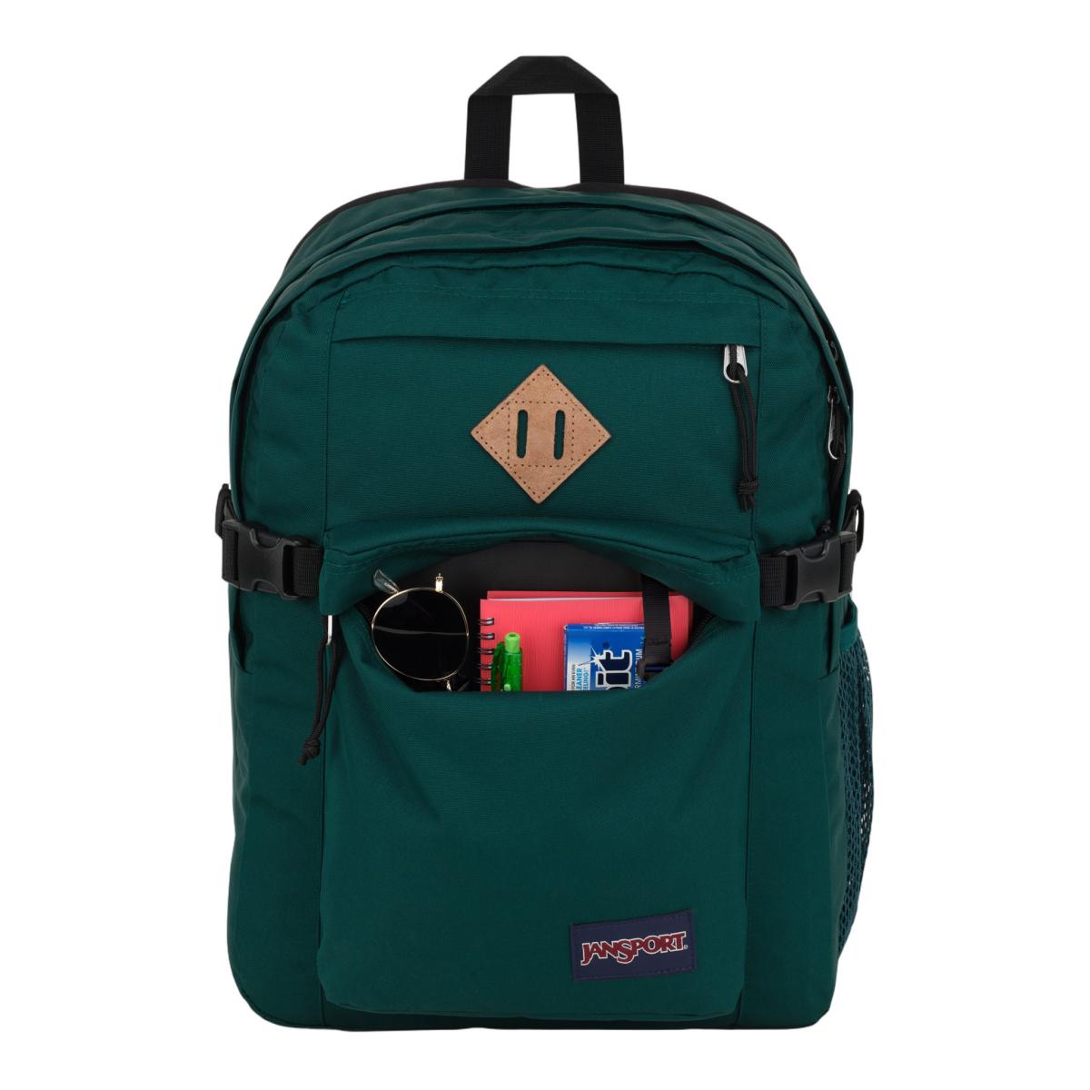Mochila Juvenil y Funcional Main Campus Jansport Verde Oscuro 7