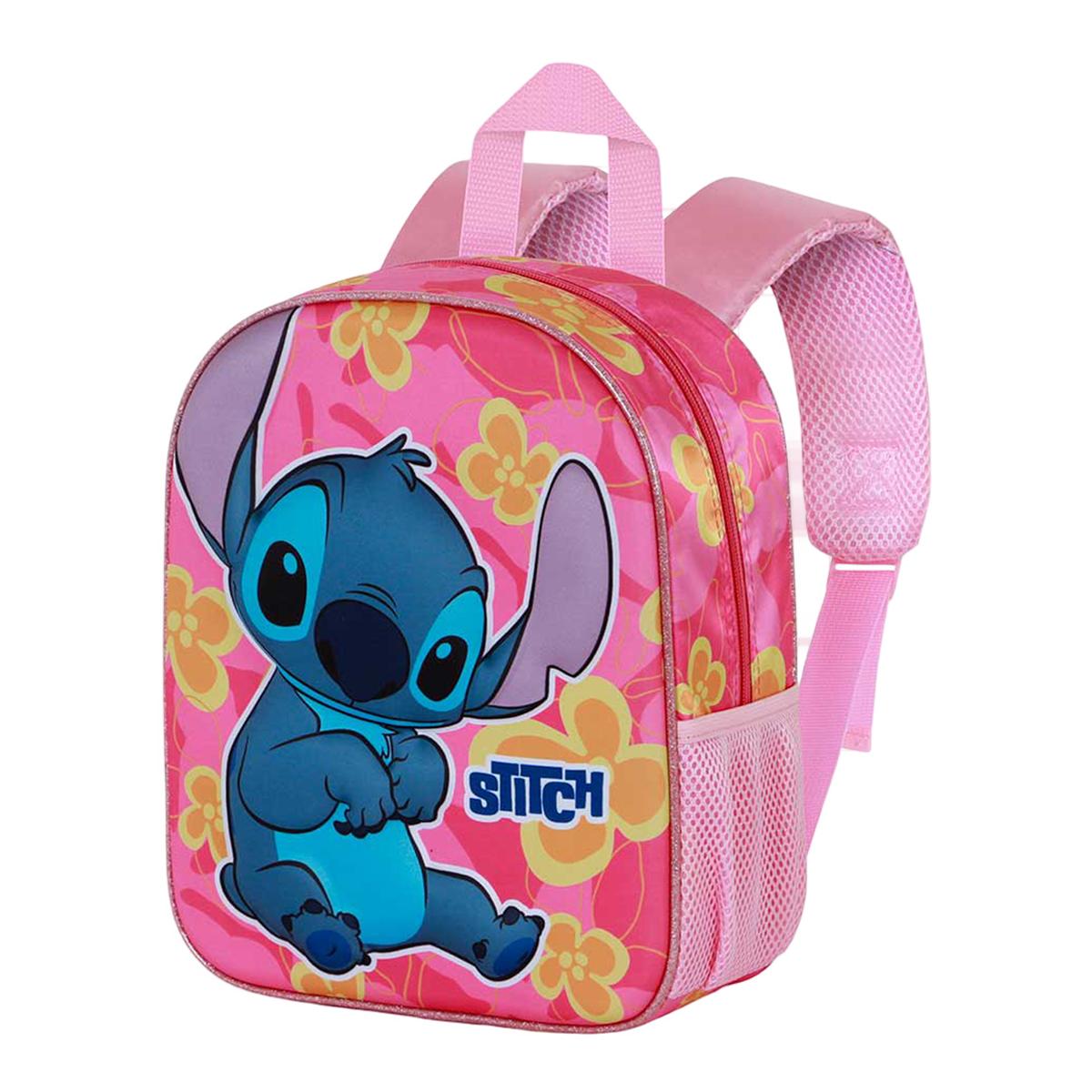 Mochila 3D elite Lilo y Stitch cute Disney Karactermania rosa Rosa-1