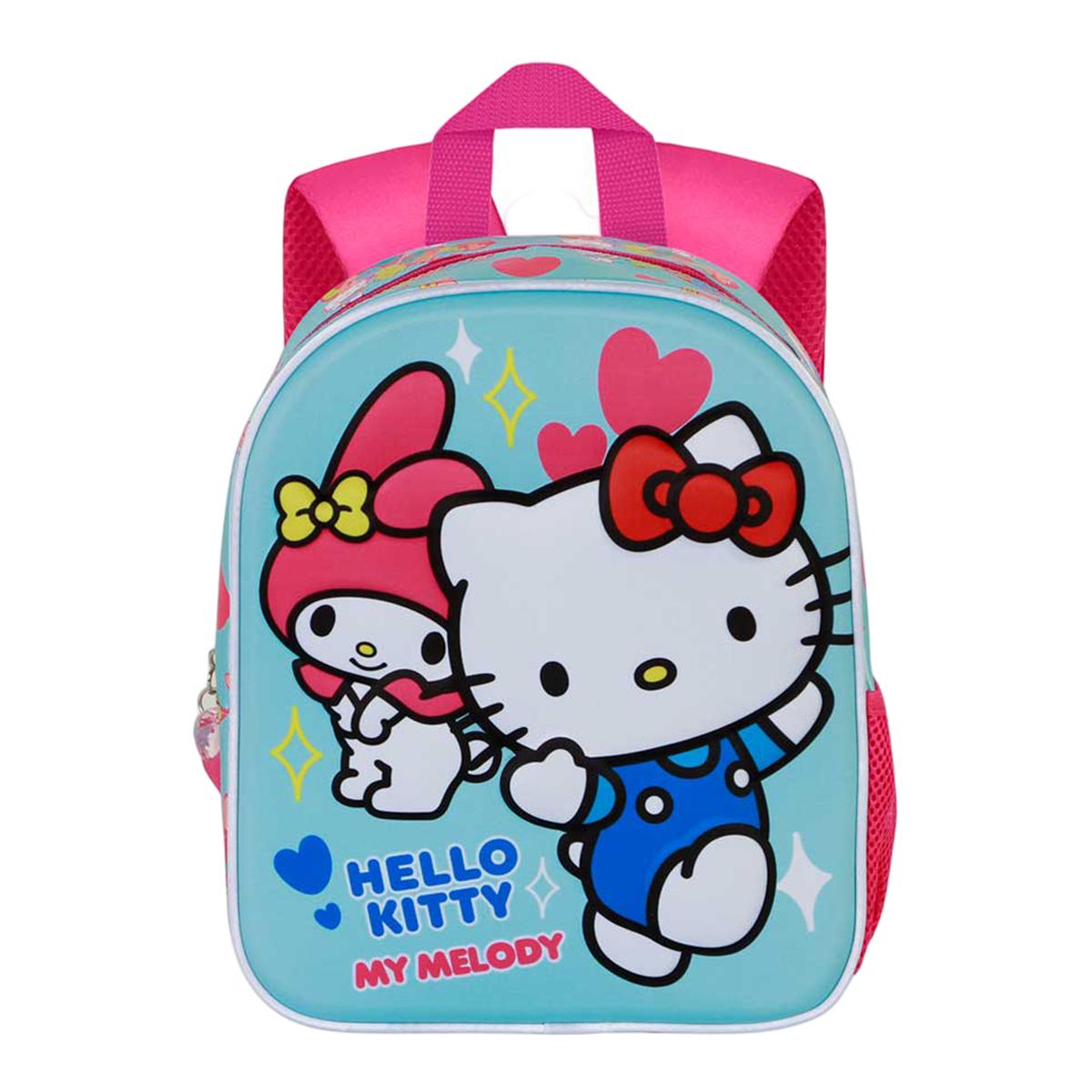 Mochila 3D elite Hello Kitty friendship Sanrio Karactermania azul Azul-2