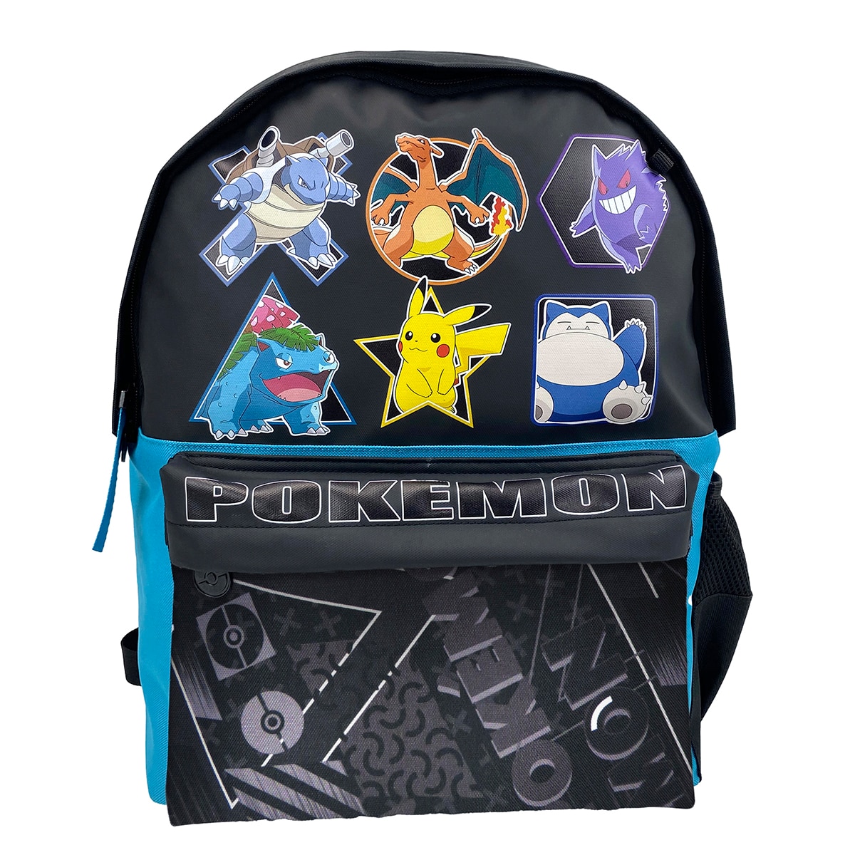 Imagen 0 de Mochila juvenil adaptable a troley Pokémon Geo CyP Branda negro multicolor