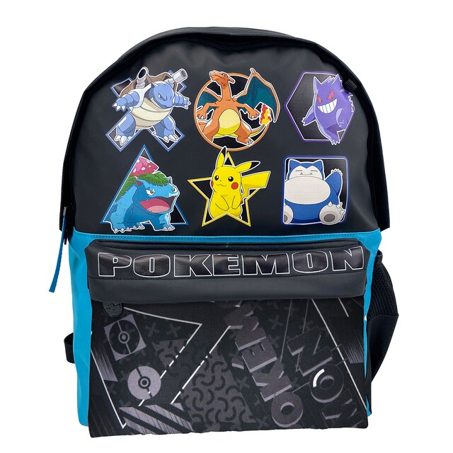 Imagen 0 de Mochila juvenil adaptable a troley Pokémon Geo CyP Branda negro multicolor