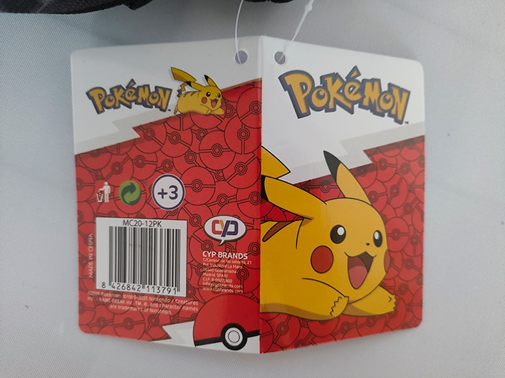 Mochila escolar adaptable a trolley Pokémon Geo CyP Brands negro multicolor Negro / Multicolor-5