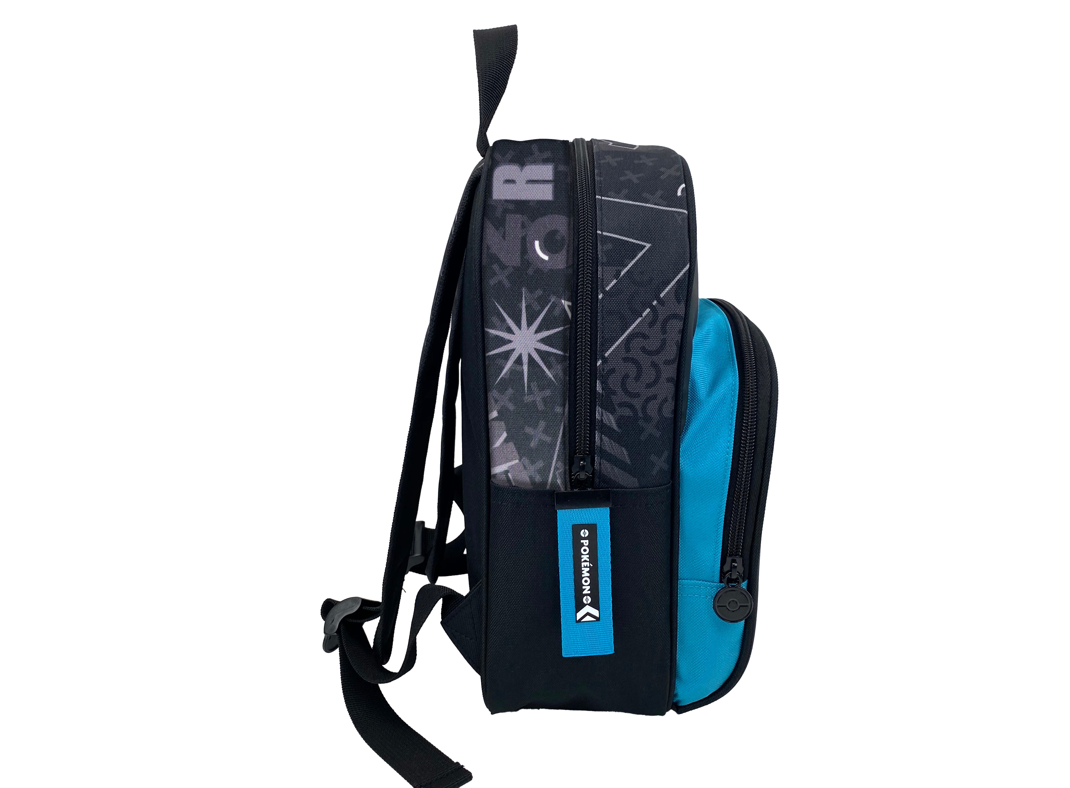 Mochila juvenil adaptable a trolley Pokémon Geo CyP Brands negro multicolor Negro / Multicolor-3