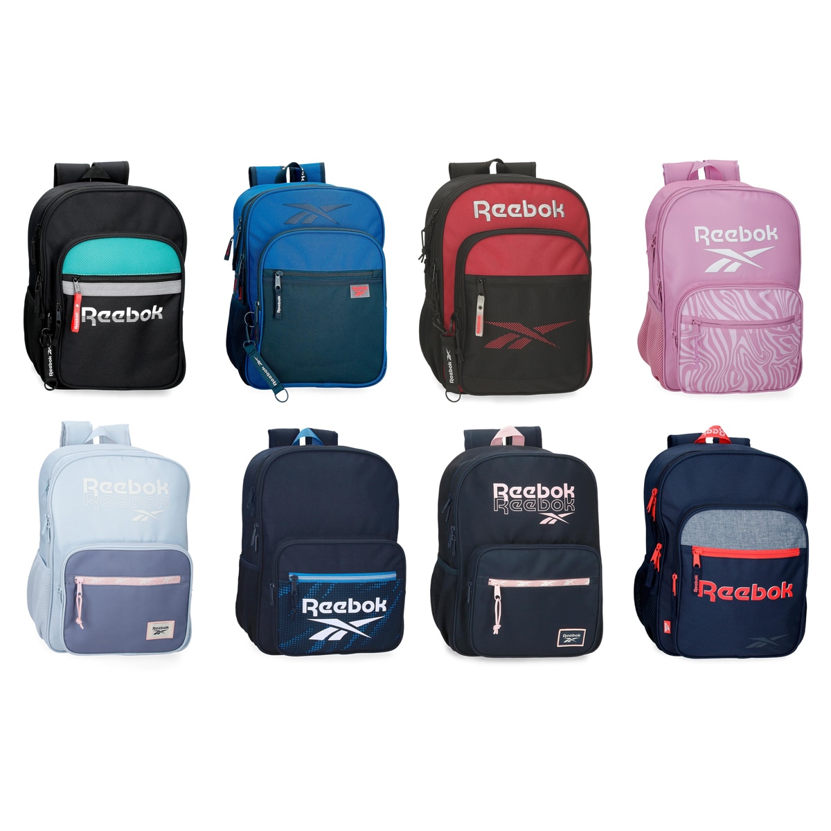 Imagen 0 de Mochila colegial doble 2C  40 cm Reebok