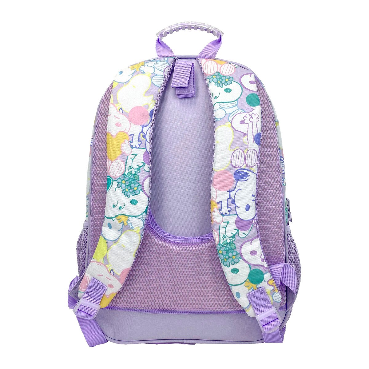Mochila escolar adaptable a troley Snoopy CyP Brands morado Morado-4