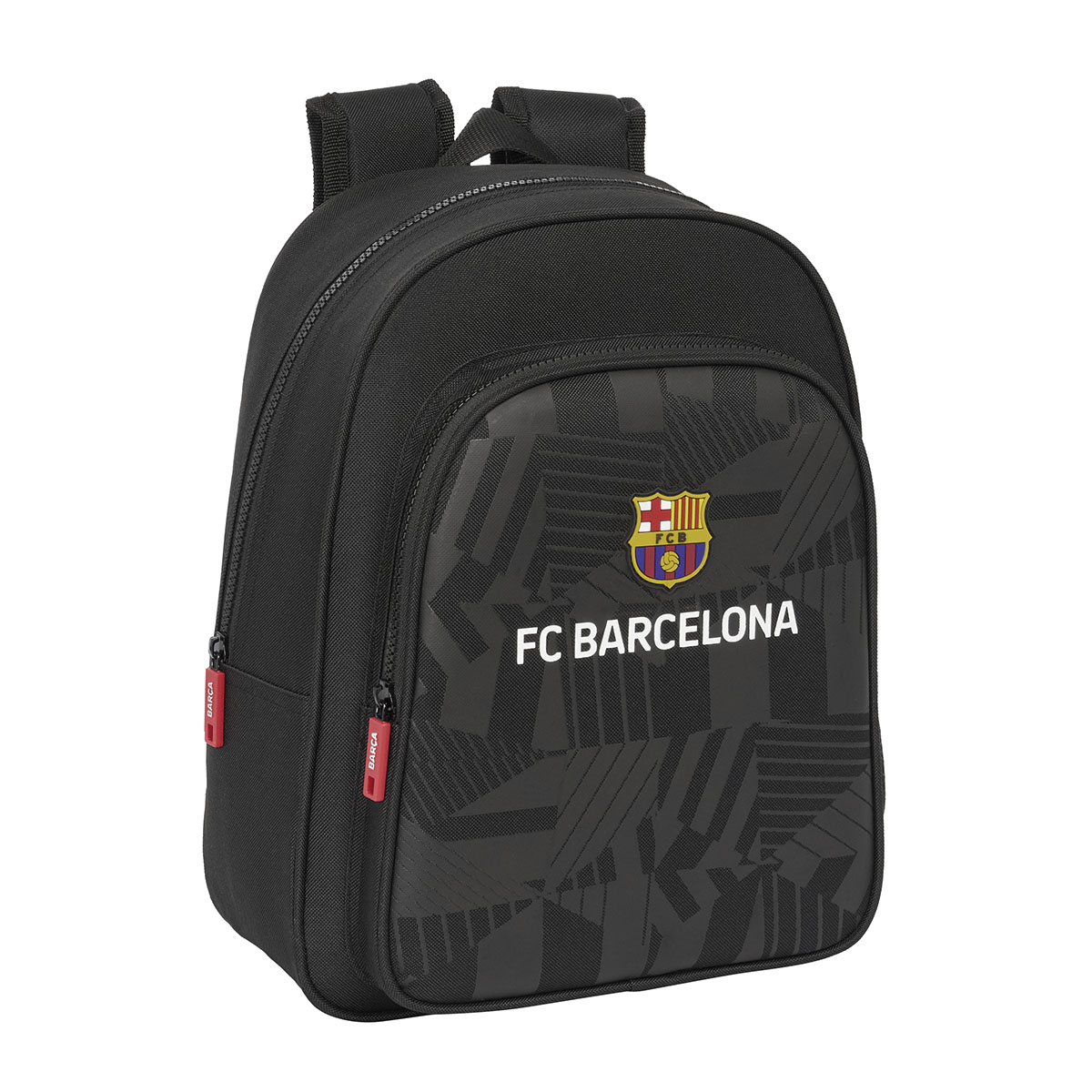 Mochila infantil adaptável a carro F.C. Barcelona preta Preto-1