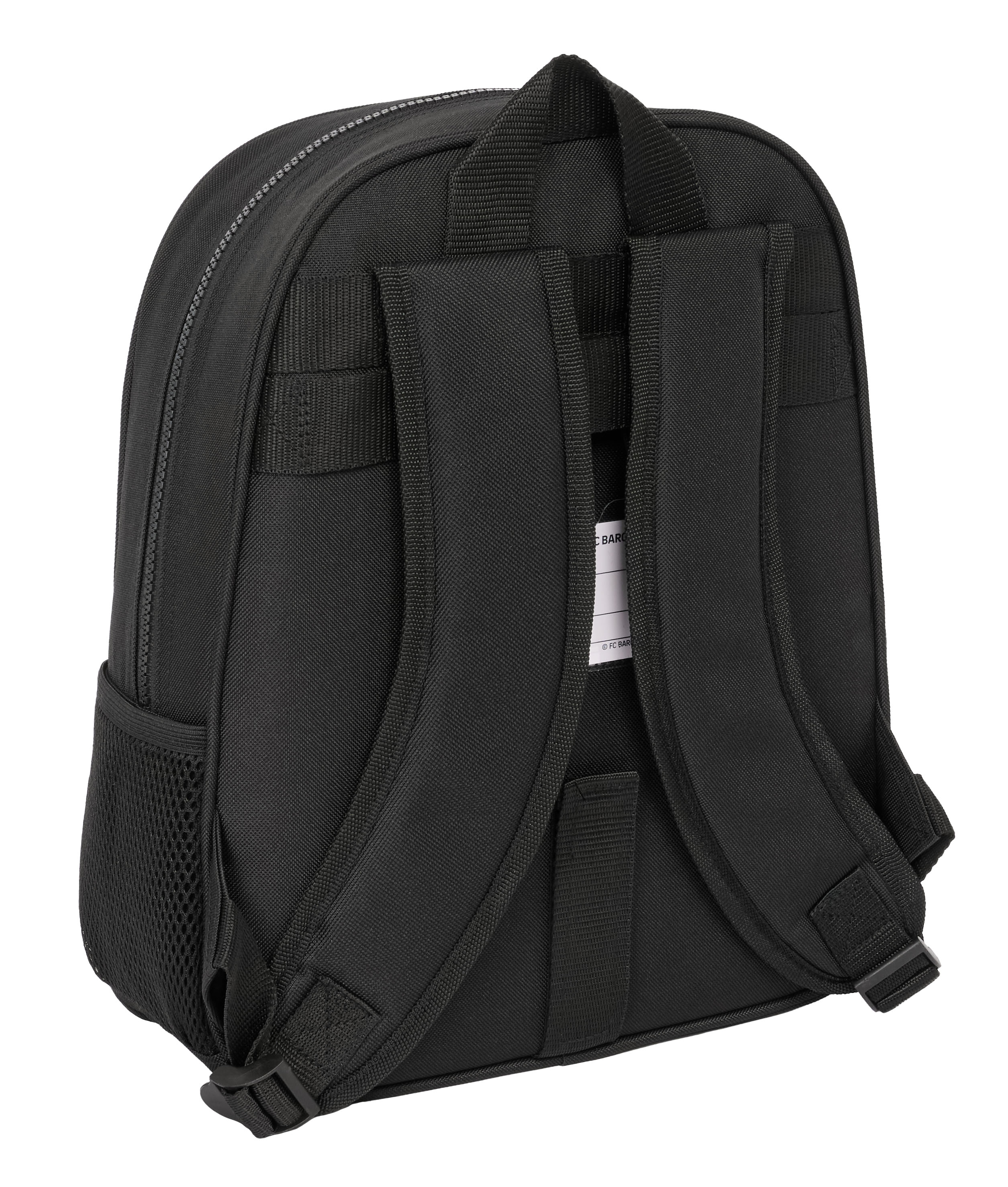 Mochila infantil adaptável a carro F.C. Barcelona preta Preto-2