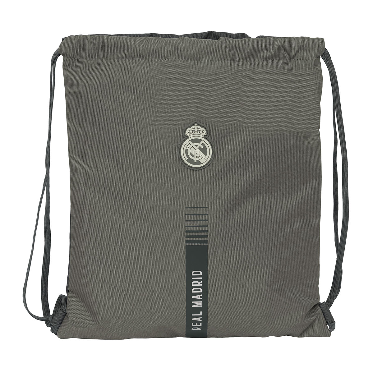 Saco plano do Real Madrid cinzento Cinzento-1