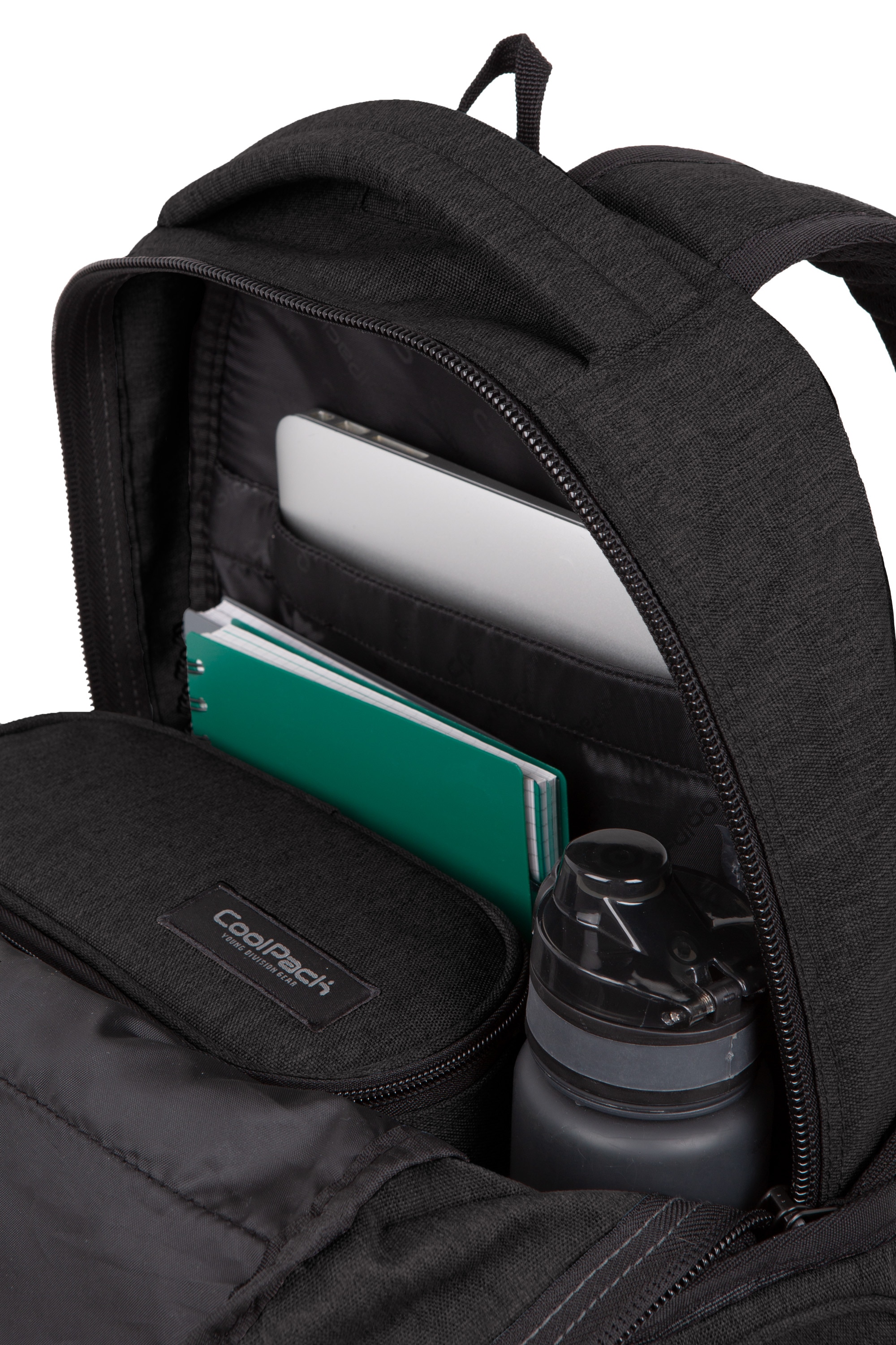 Mochila Break Coolpack snow black Preto-4
