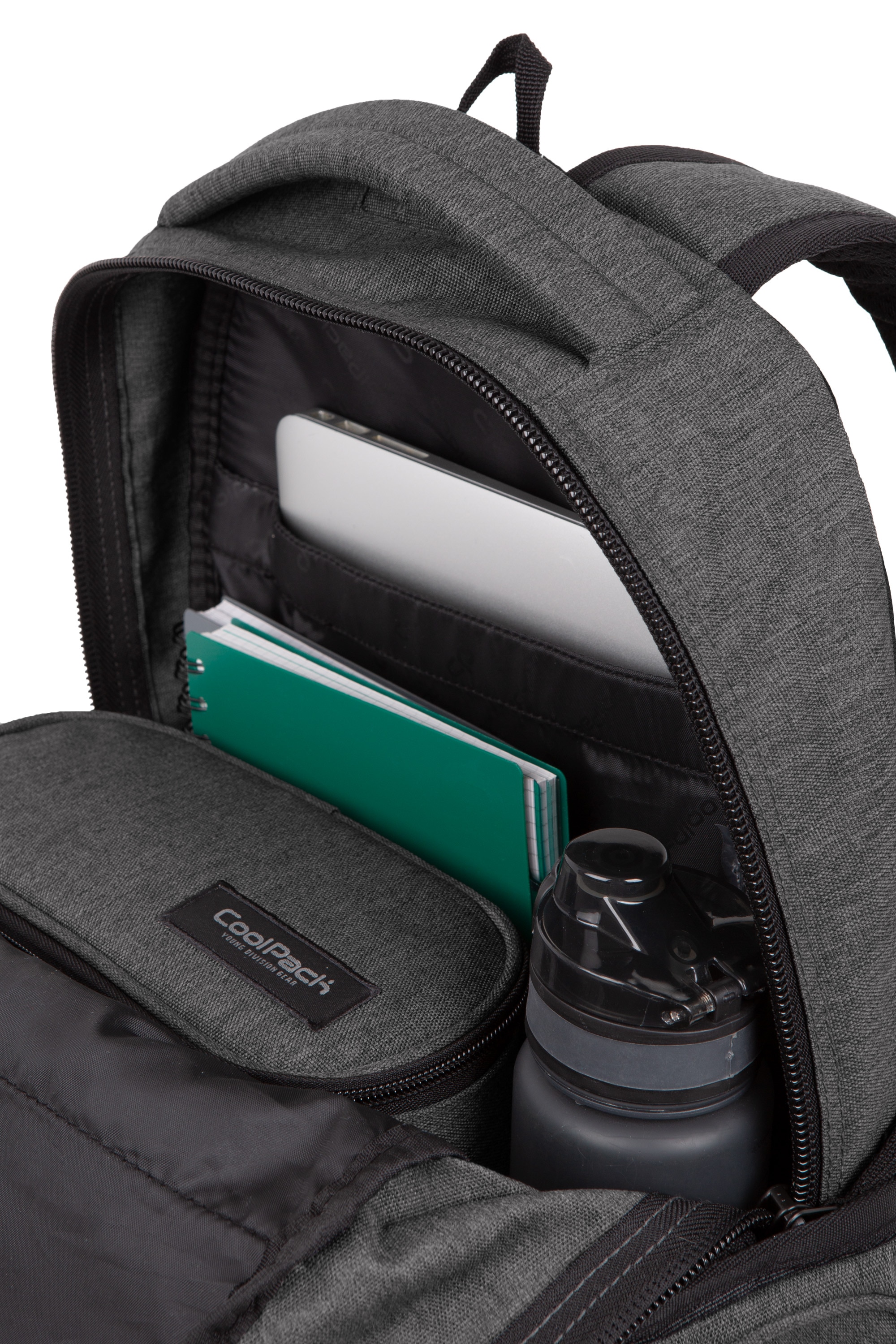 Mochila Break Coolpack snow grey Cinzento-4