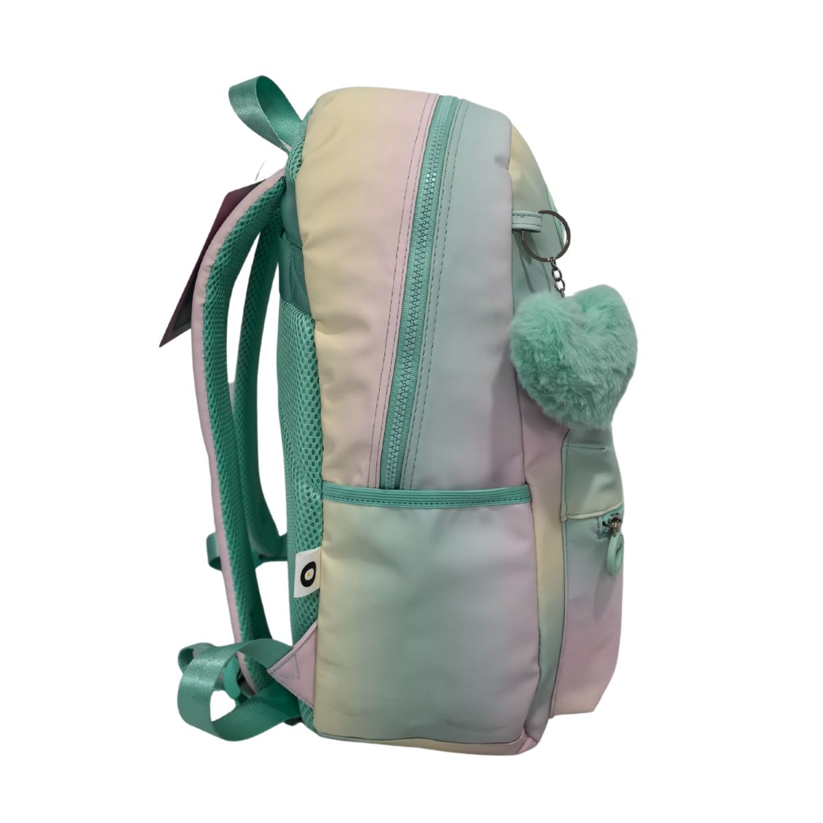 Mochila americano Blin Blin Gradient Green Toybags rosa y verde Rosa / Verde-2