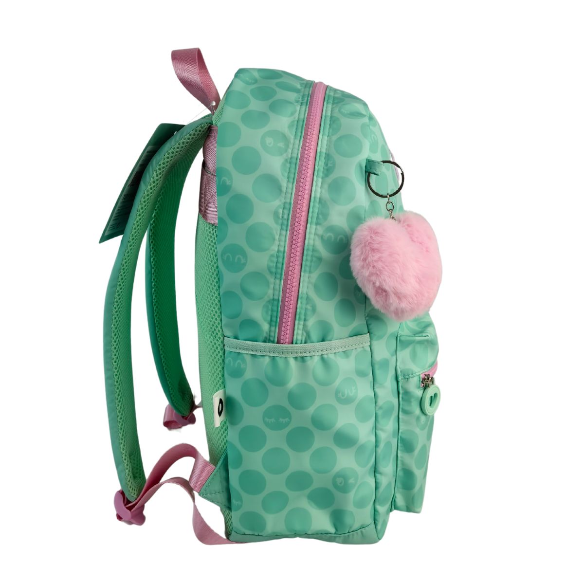 Mochila americano Blin Blin Kiss Me Toybags verde Verde-2