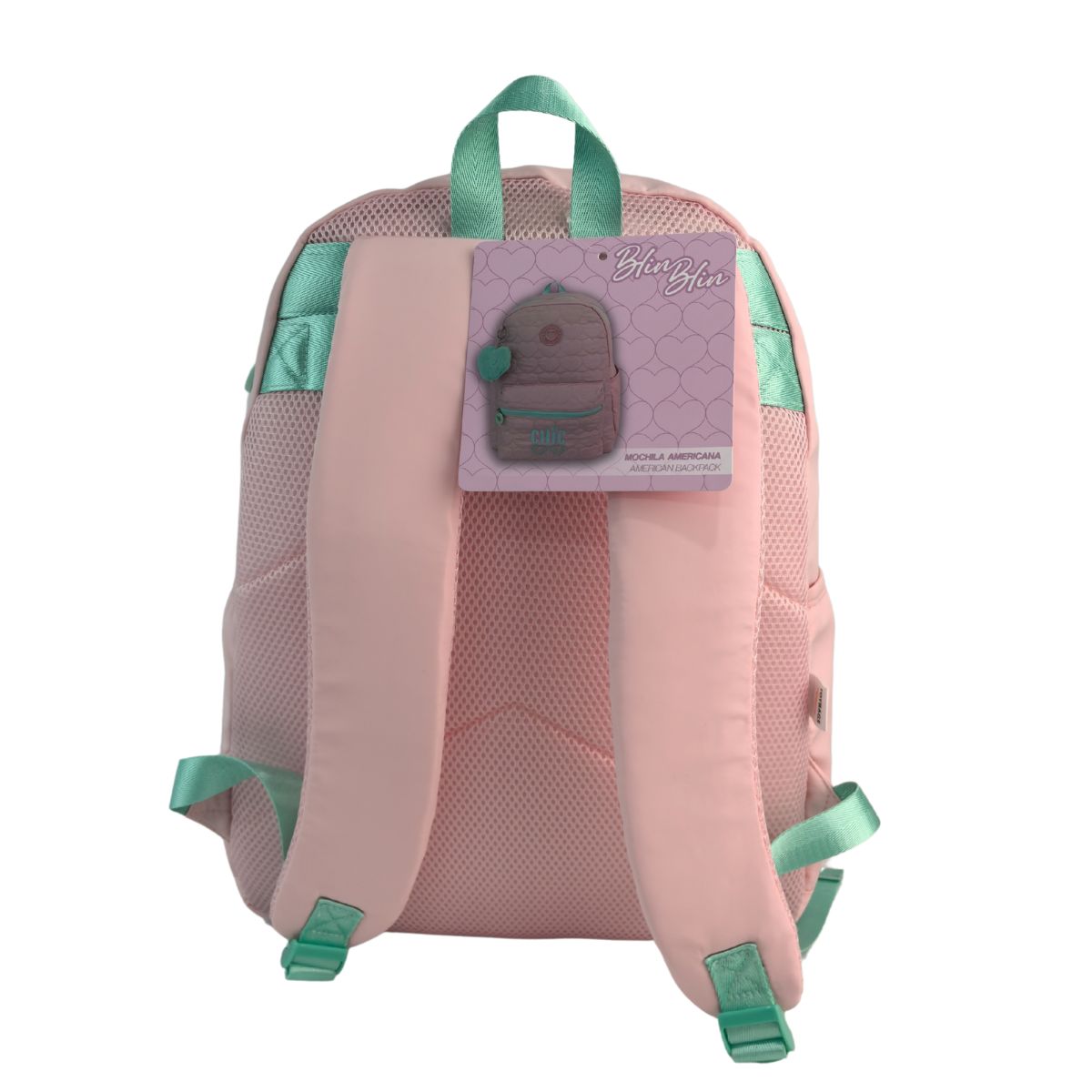 Mochila americano Blin Blin Chic Toybags rosa Rosa-3