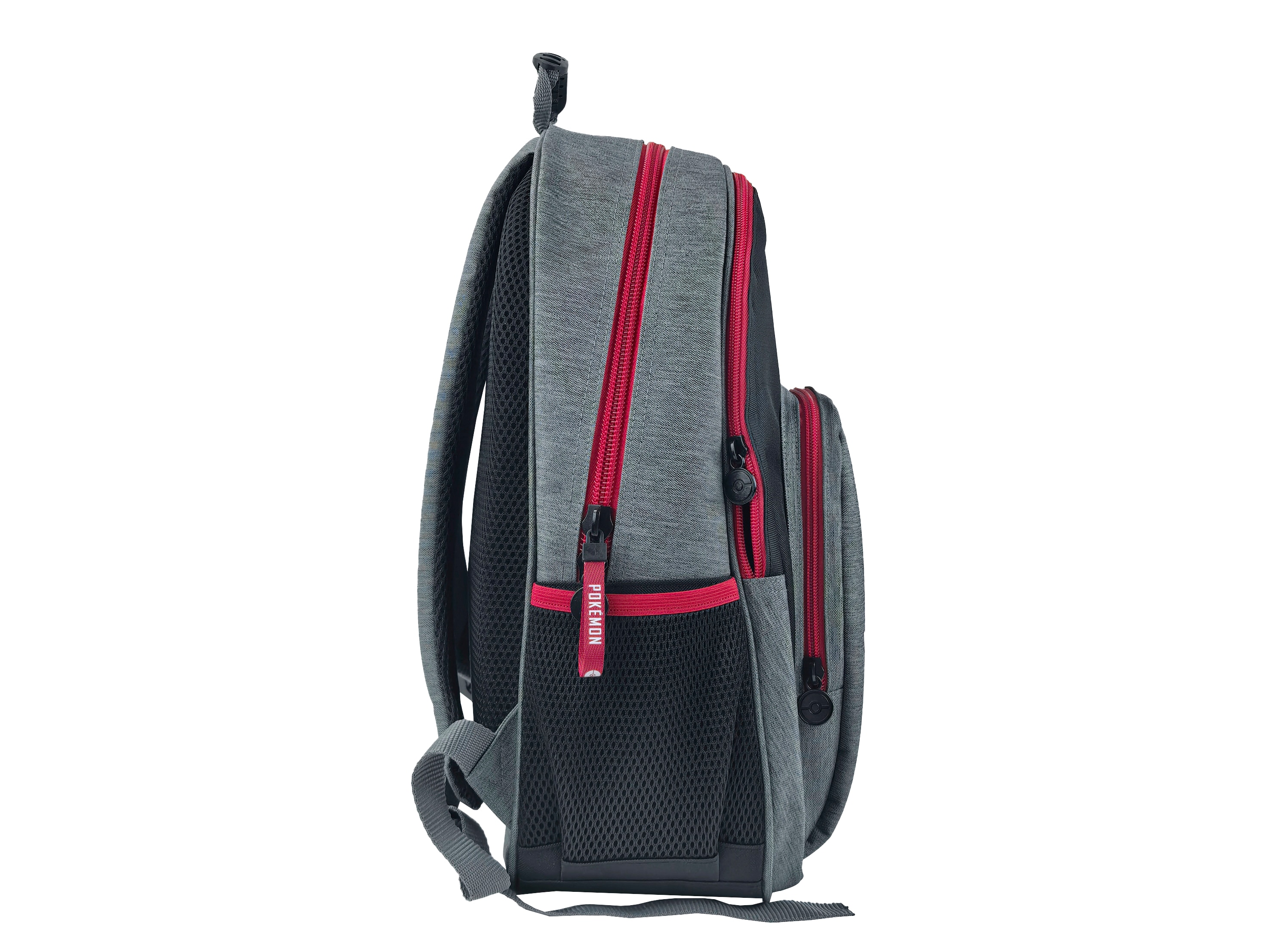 Mochila escolar adaptable a trolley Pokémon Battle CyP Brands negro multicolor Gris oscuro-3