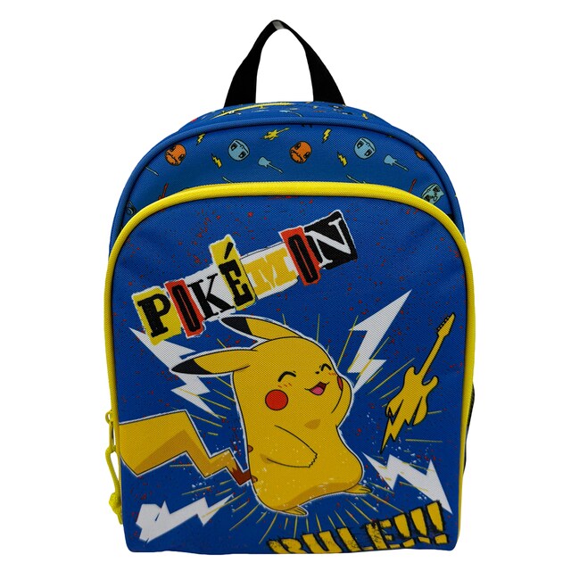 Imagen 0 de Mochila escolar Pokémon Rule CyP Brands azul multicolor