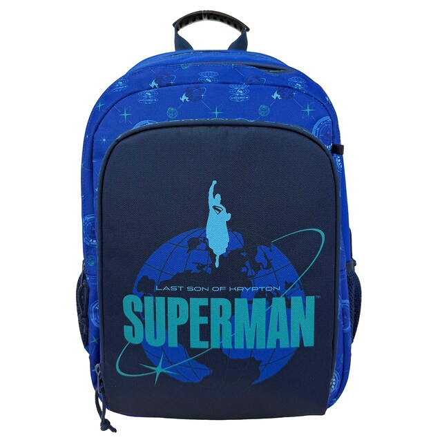Imagen 0 de Mochila escolar Superman Blue Collection CyP Brands negro azul