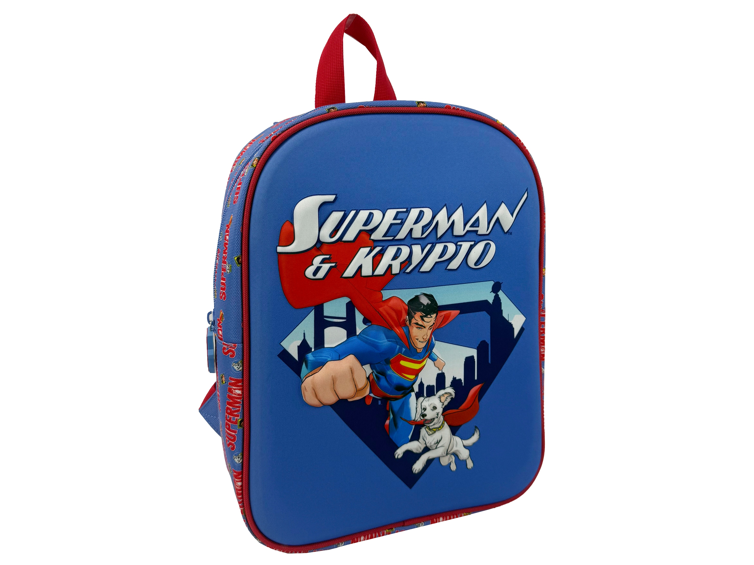 Mochila 30 cm Eva ·D Superman & Krypto CyP Bransd azul rojo Azul / Rojo-2