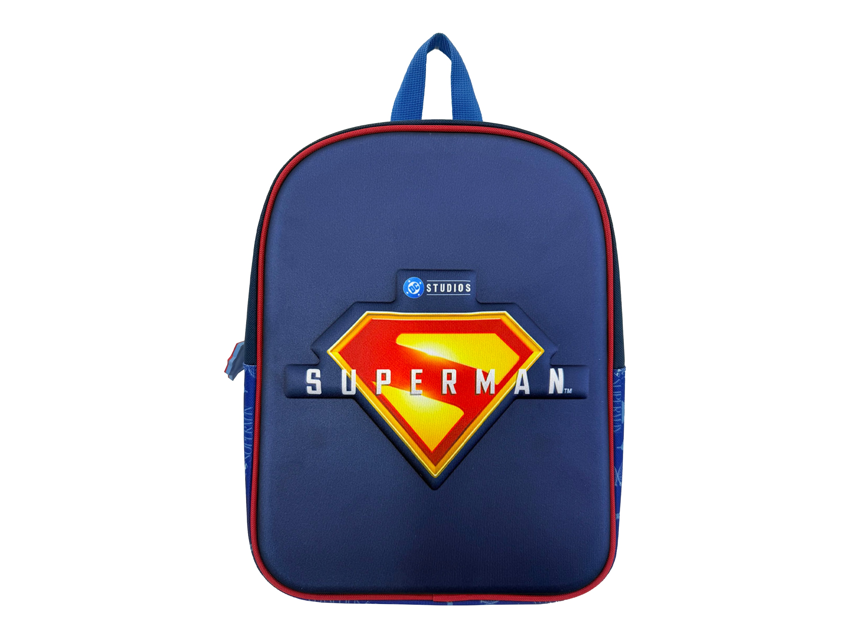 Imagen 0 de Mochila 30cm EVA 3D Superman Shield CyP Brands azul rojo amarillo