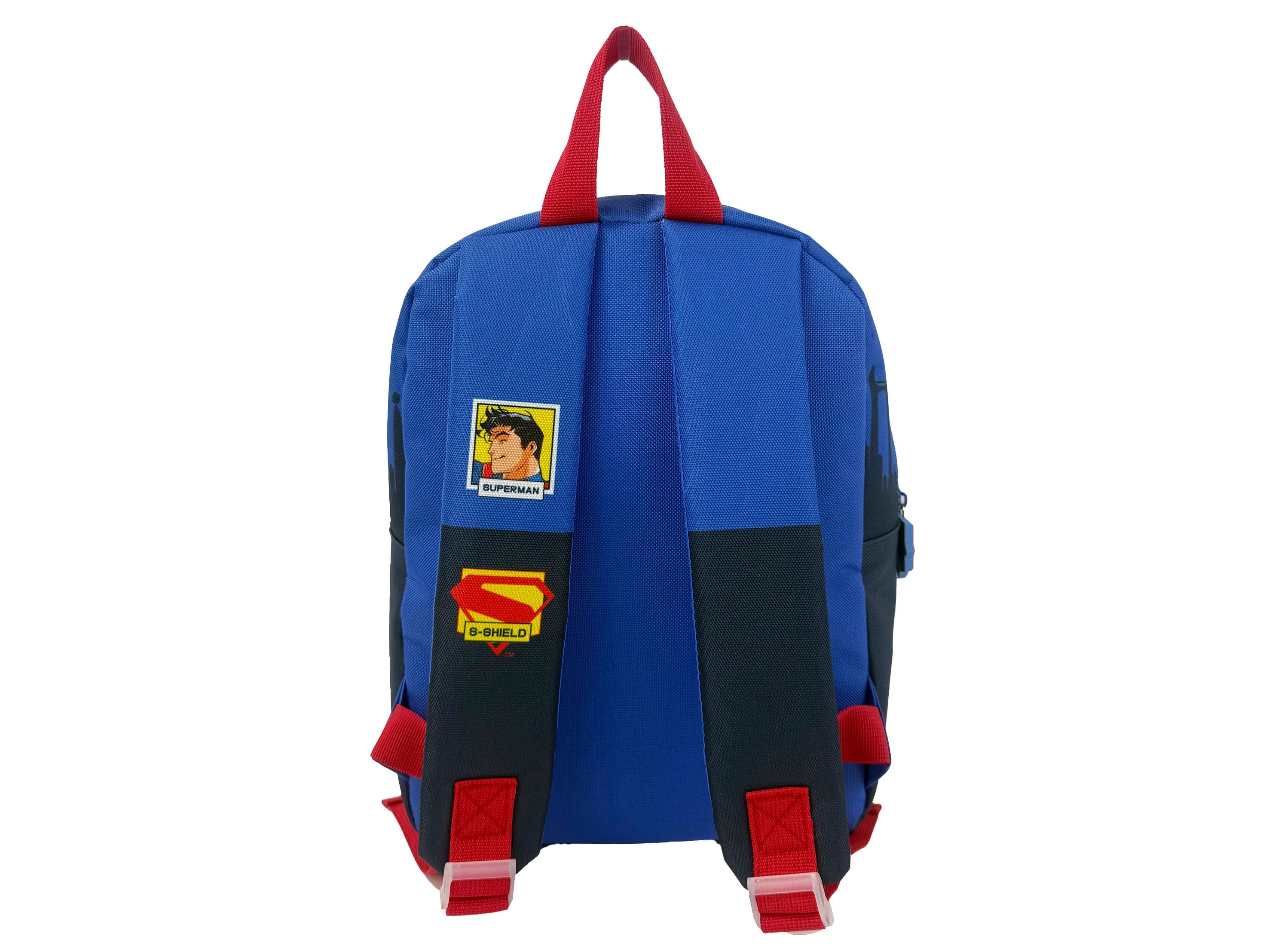 Mochila 30cm EVA 3D Superman Personaje CyP Brands azul rojo amarillo Azul-4