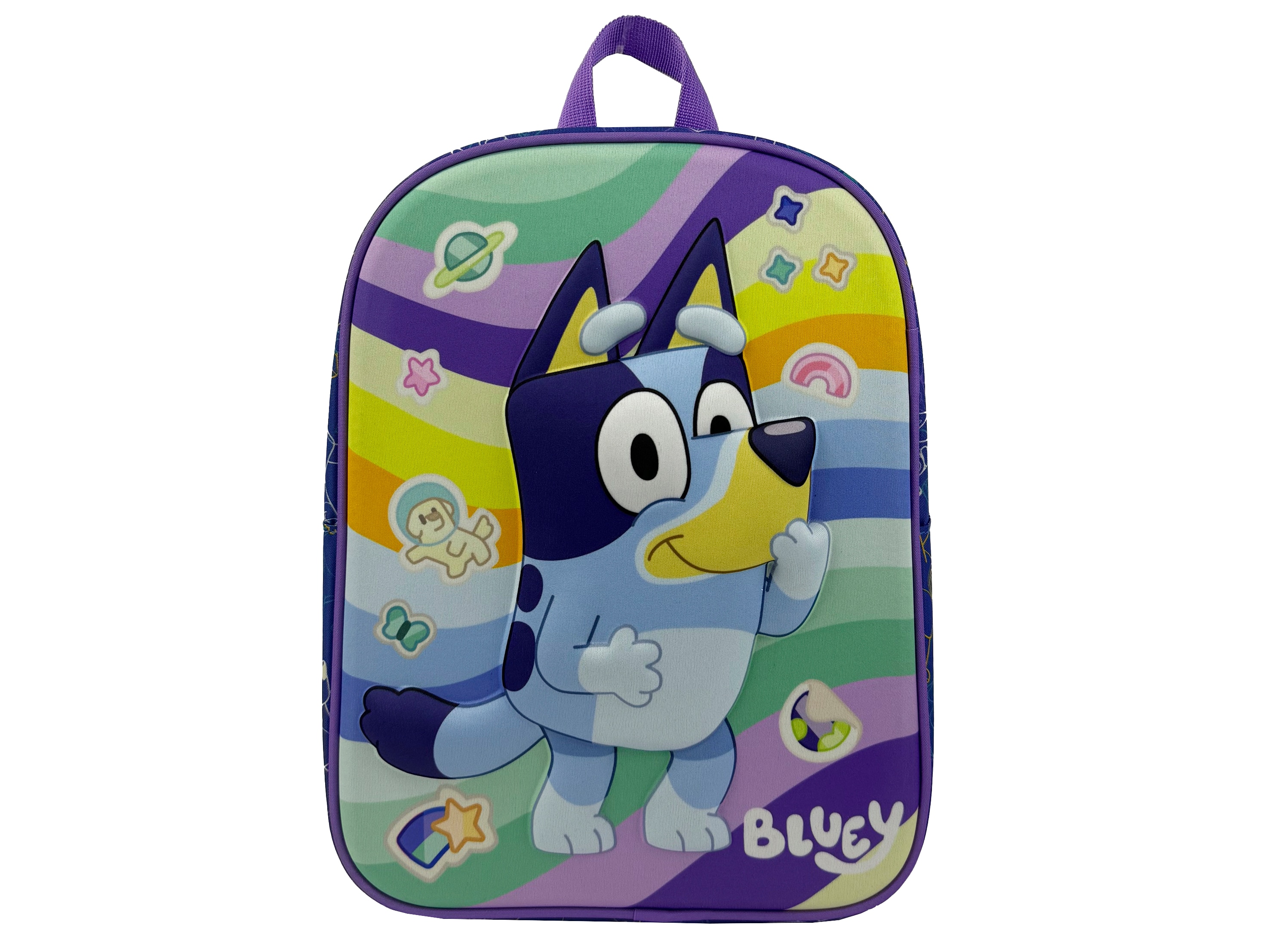 Mochila 32 cm Eva 3D Bluey Stickers CyP Brands multicolor Multicolor-1