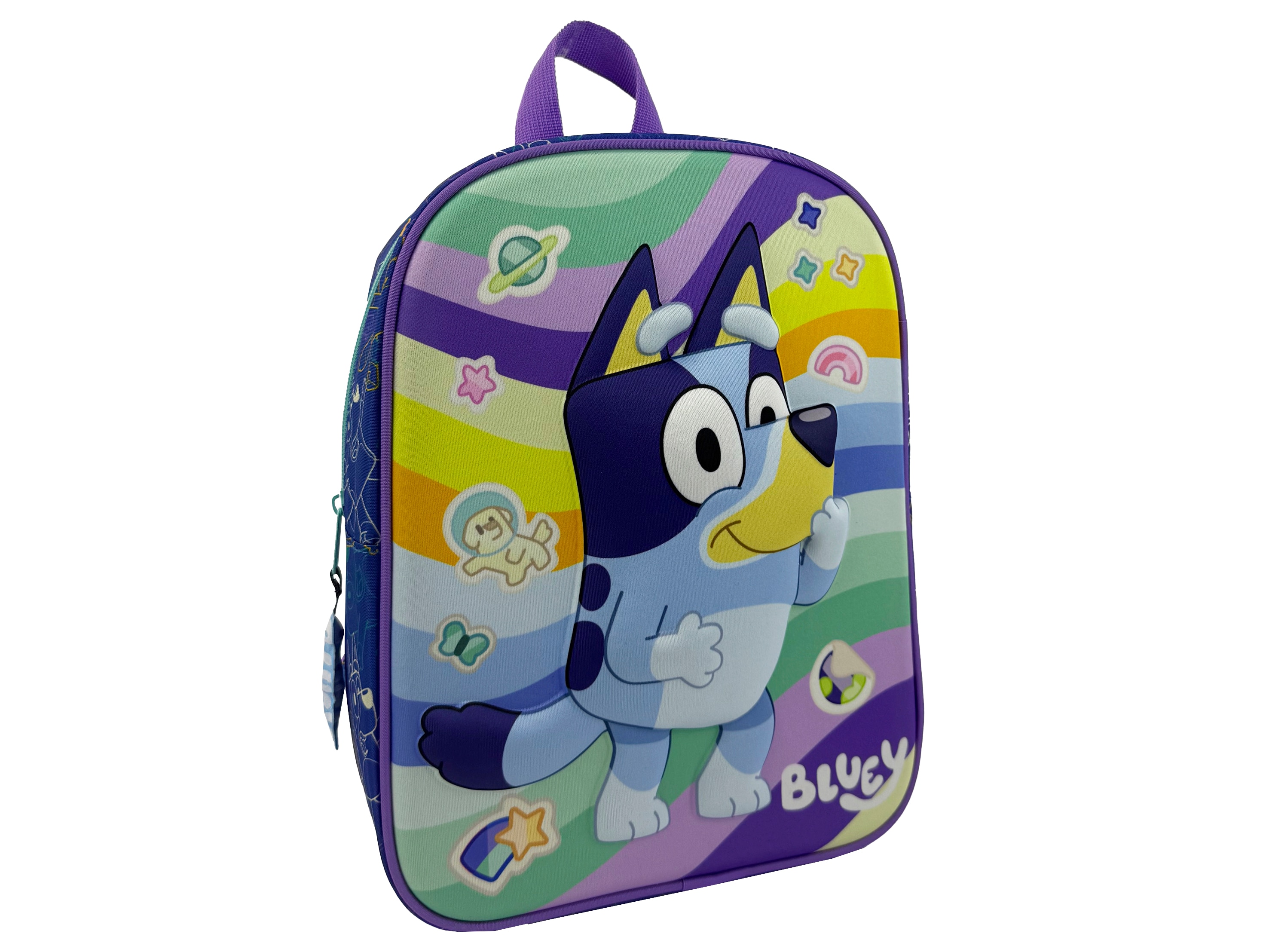 Mochila 32 cm Eva 3D Bluey Stickers CyP Brands multicolor Multicolor-2