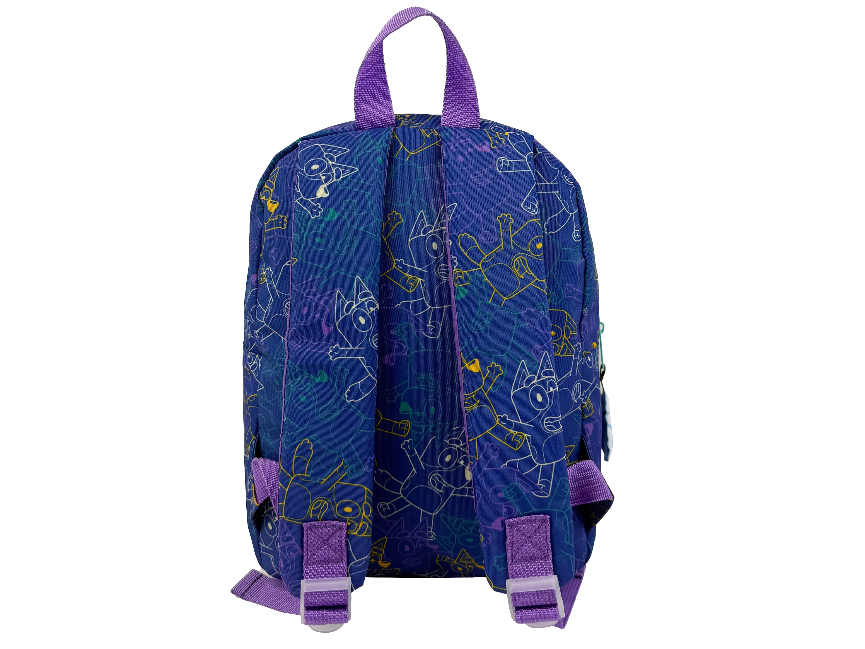 Mochila 32 cm Eva 3D Bluey Stickers CyP Brands multicolor Multicolor-4