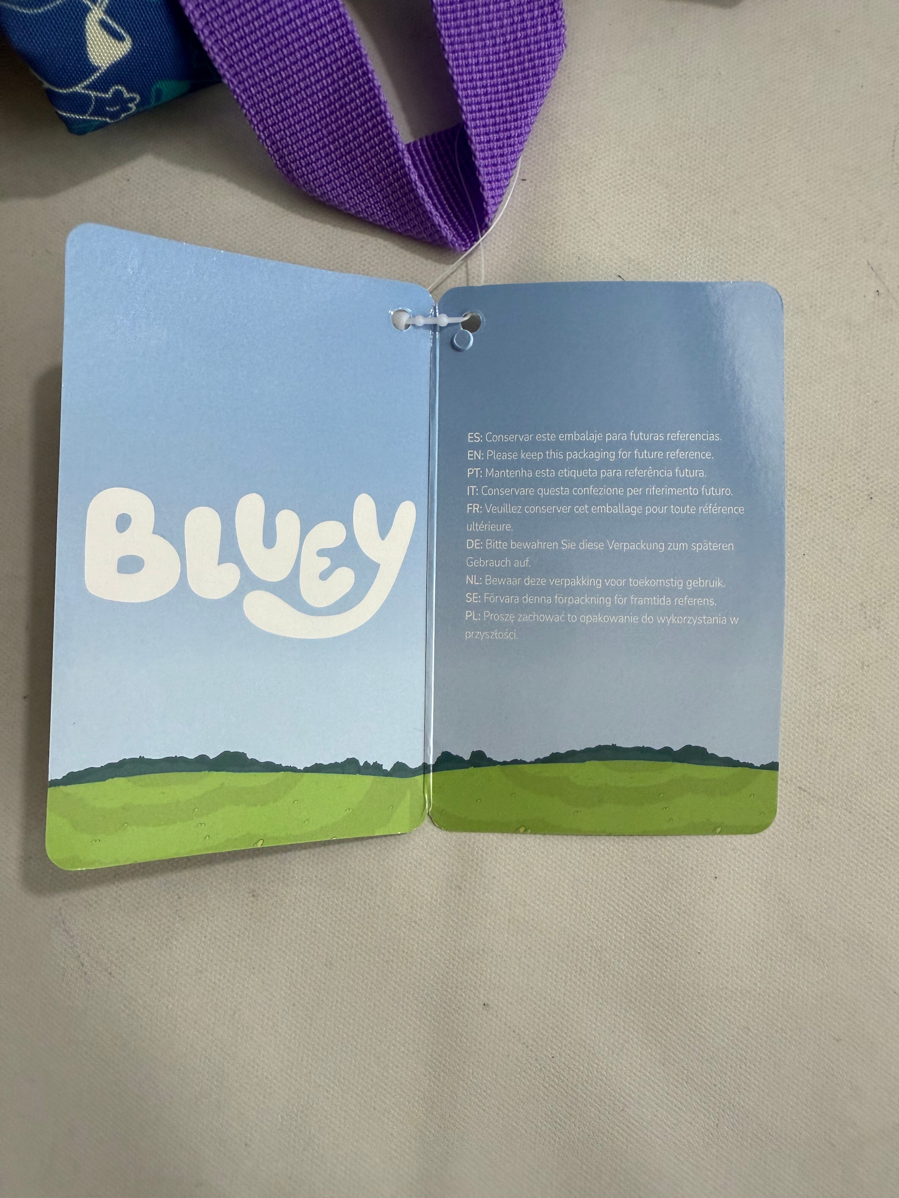 Mochila 32 cm Eva 3D Bluey Stickers CyP Brands multicolor Multicolor-6