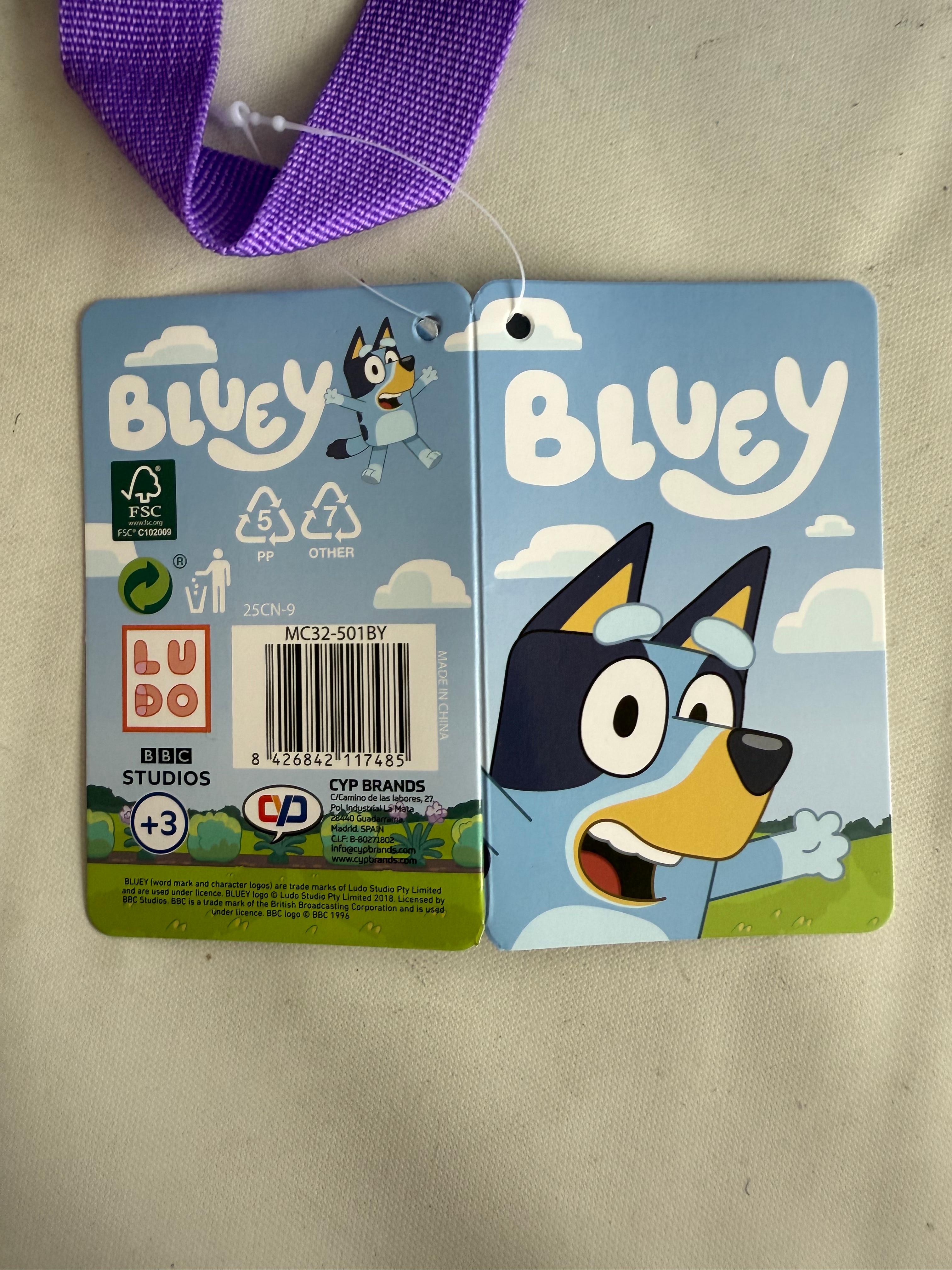 Mochila 30cm Bluey Stickers  CyP Brands multicolor Multicolor-5