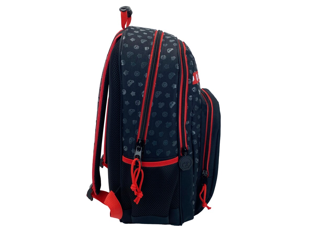 Mochila escolar adaptable a troley Brawl Stars CyP Brands negro