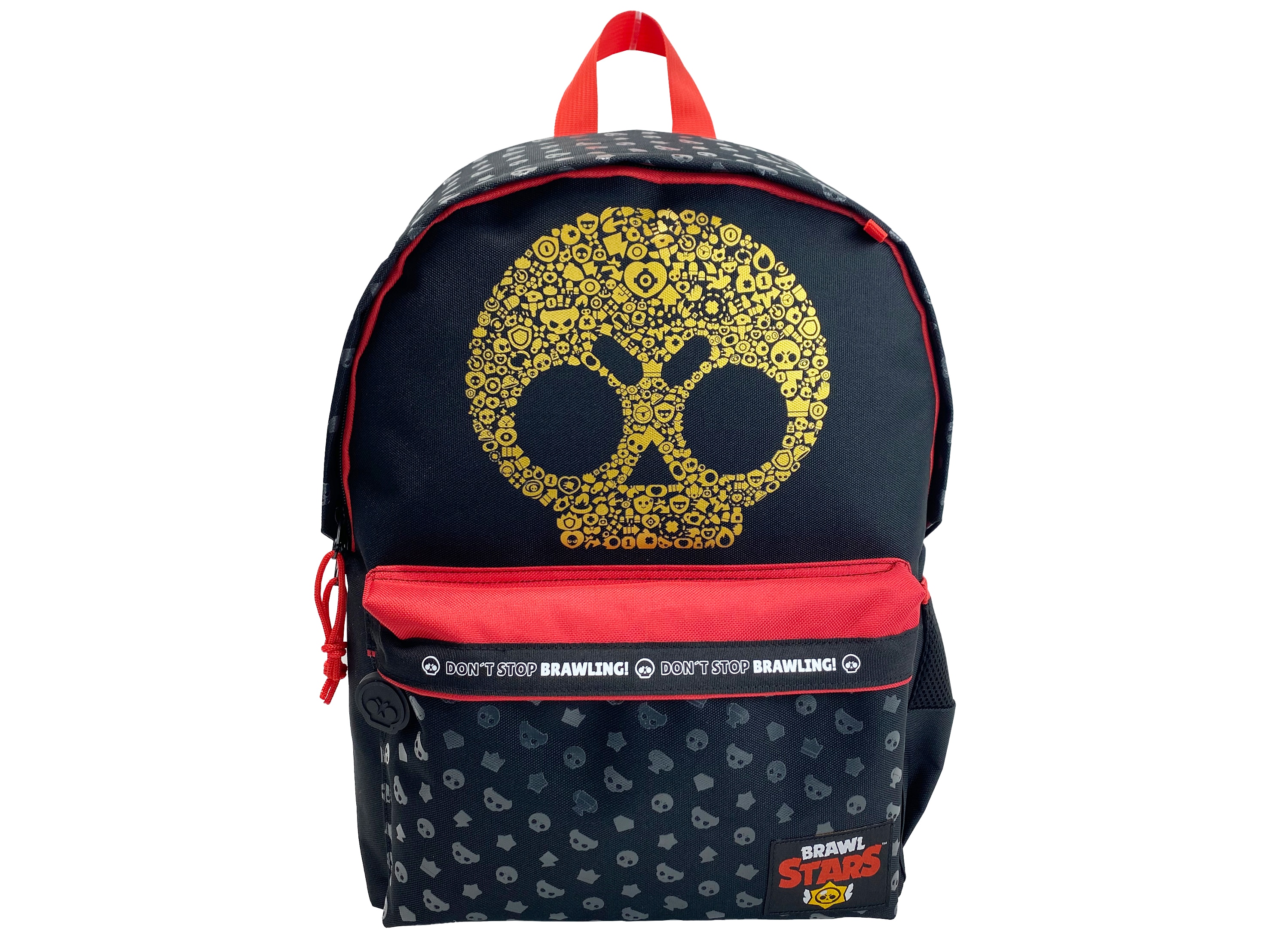 Mochila juvenil  adaptable a troley Brawl Stars CyP Brands negro Negro-1