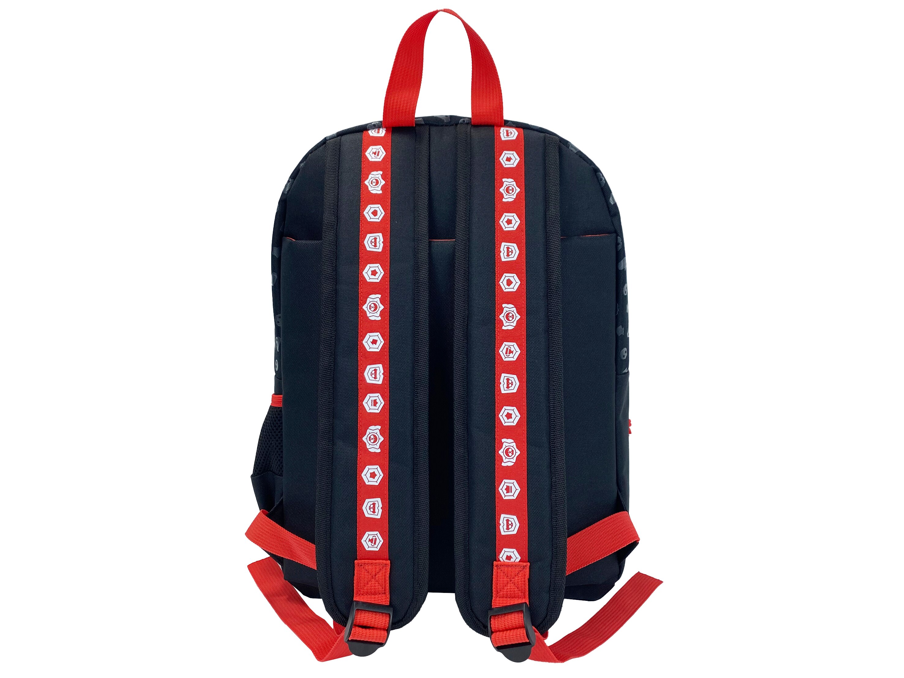 Mochila juvenil  adaptable a troley Brawl Stars CyP Brands negro Negro-3