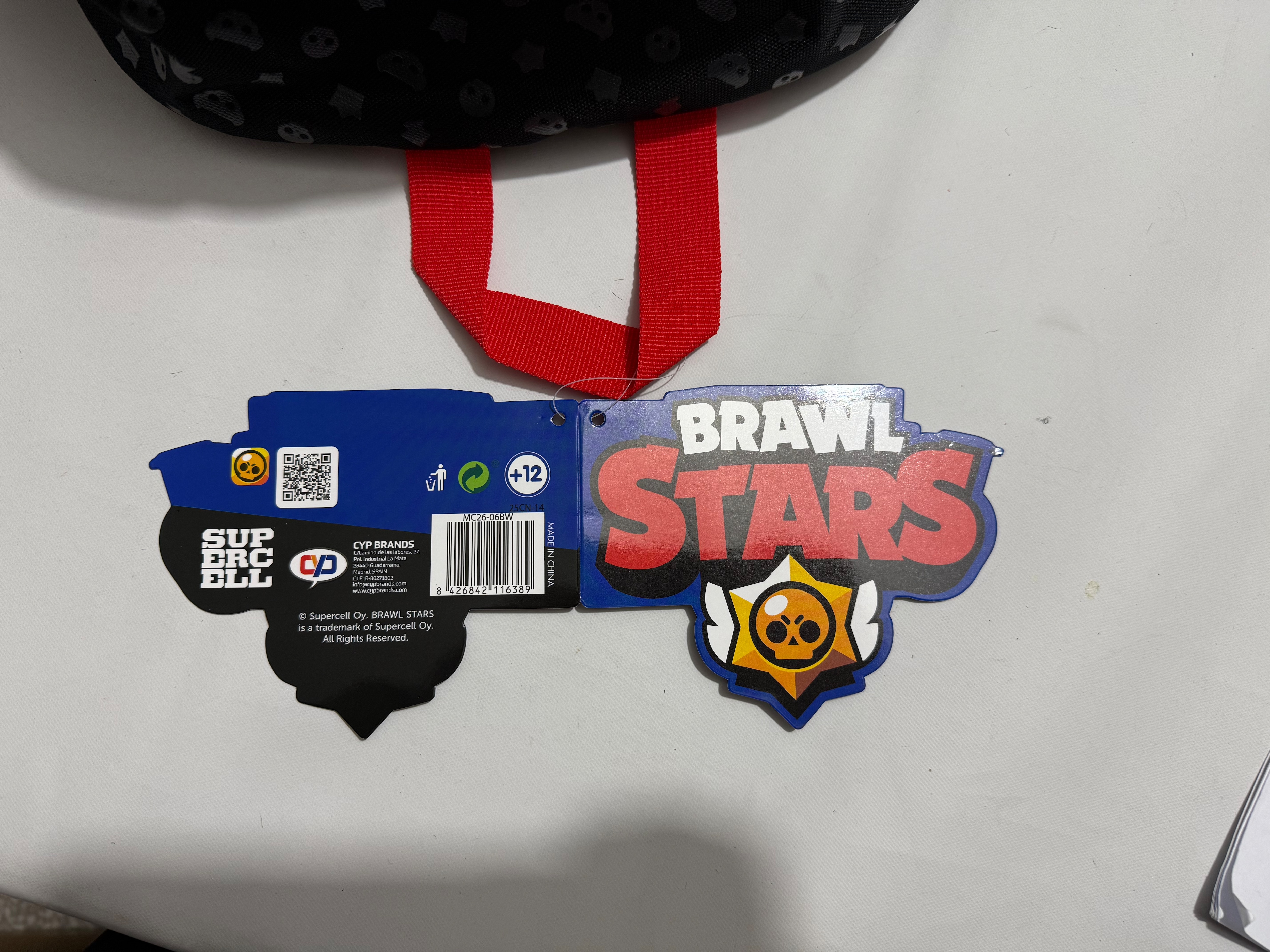 Mochila juvenil  adaptable a troley Brawl Stars CyP Brands negro Negro-5