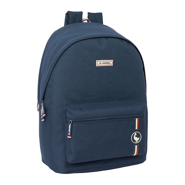 Imagen 0 de Mochila doble para portatil 15,6+  USB El Ganso Eclipse azul marino