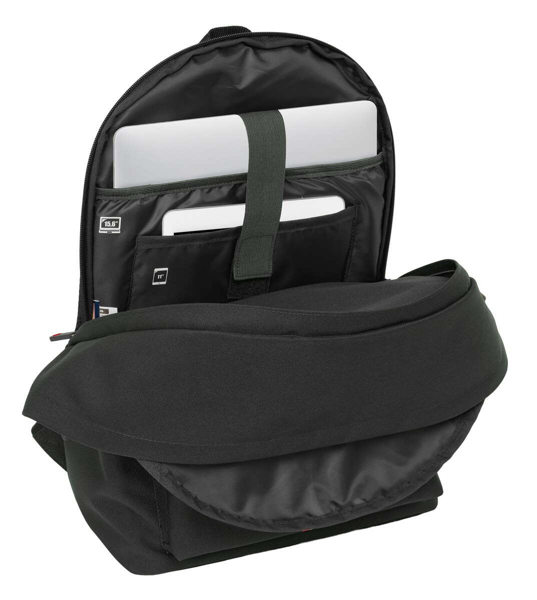 Mochila duplo para portatil 15,6+ USB El Ganso Eclipse azul marinho Preto-5