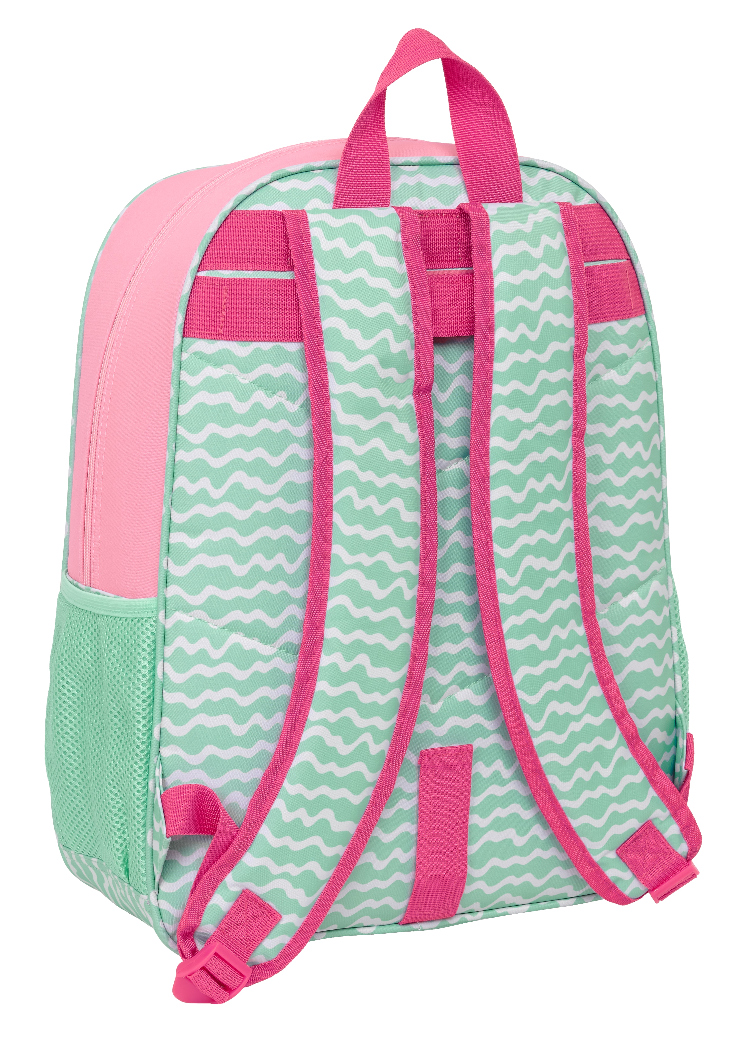Mochila adaptable a carro Stitch Ice Cream Safta rosa 2