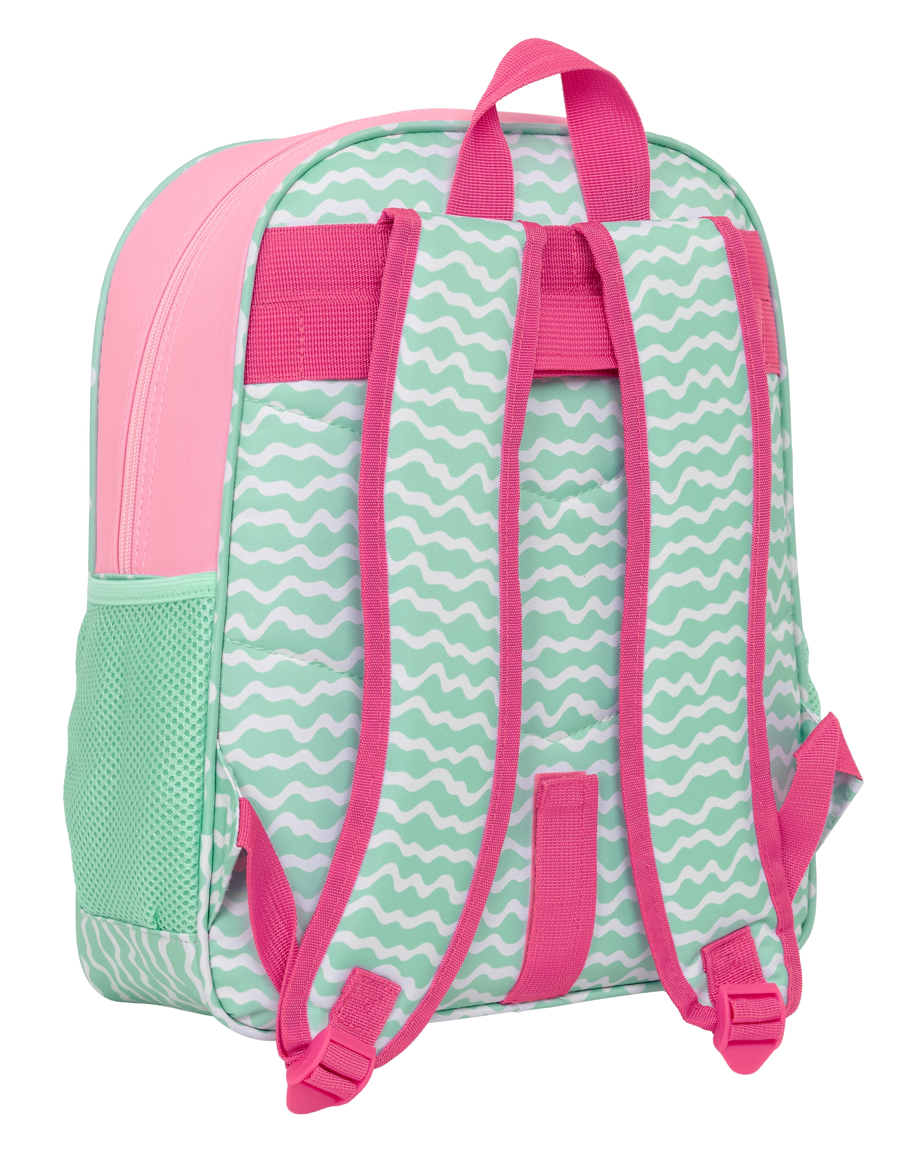 Mochila junior adaptable a carro Stitch Ice Cream Safta rosa 2