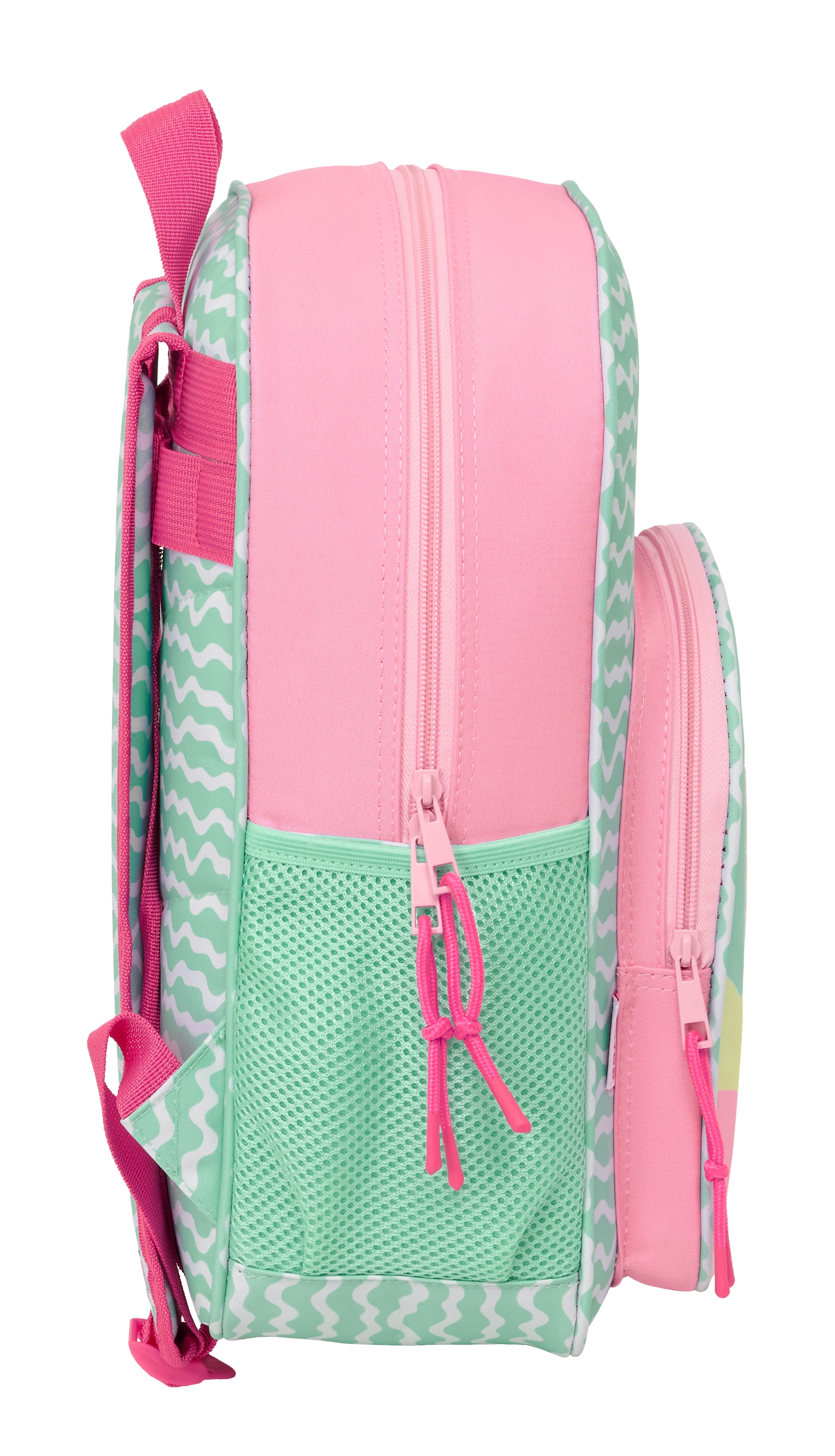 Mochila junior adaptable a carro Stitch Ice Cream Safta rosa 3