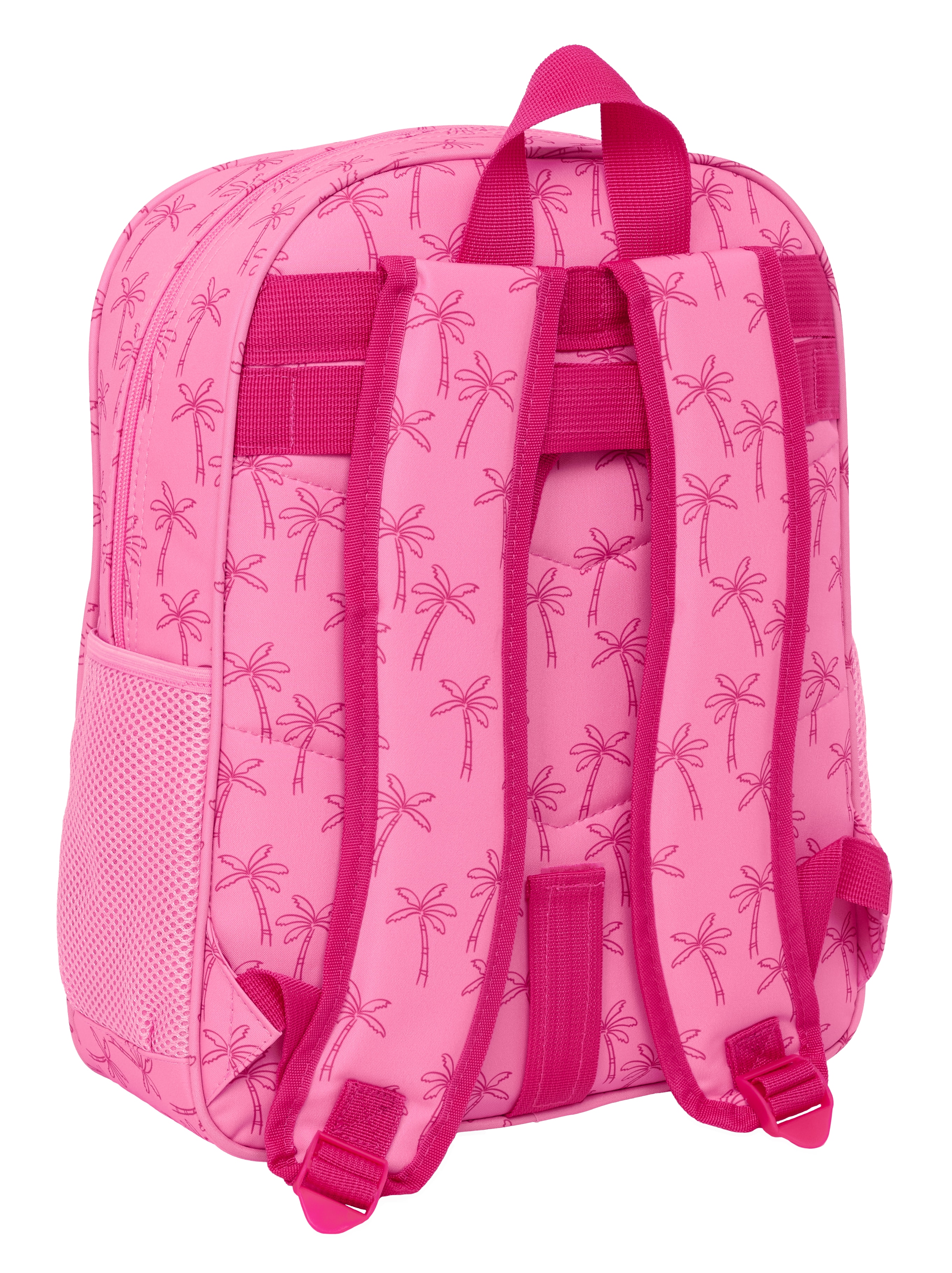 Mochila junior adaptable a carro Stitch Chill Safta menta y rosa 2