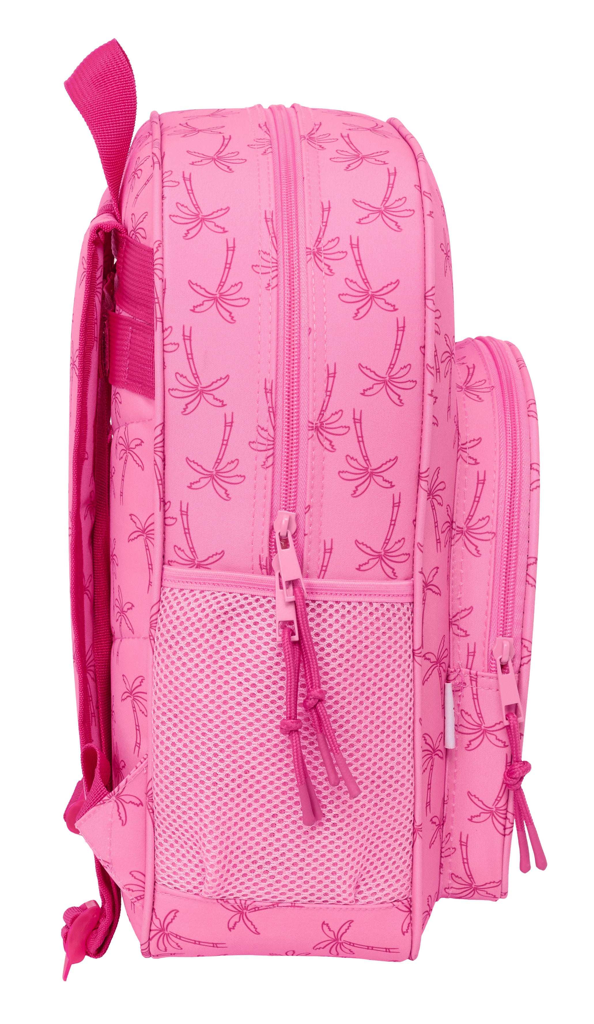 Mochila junior adaptable a carro Stitch Chill Safta menta y rosa 3