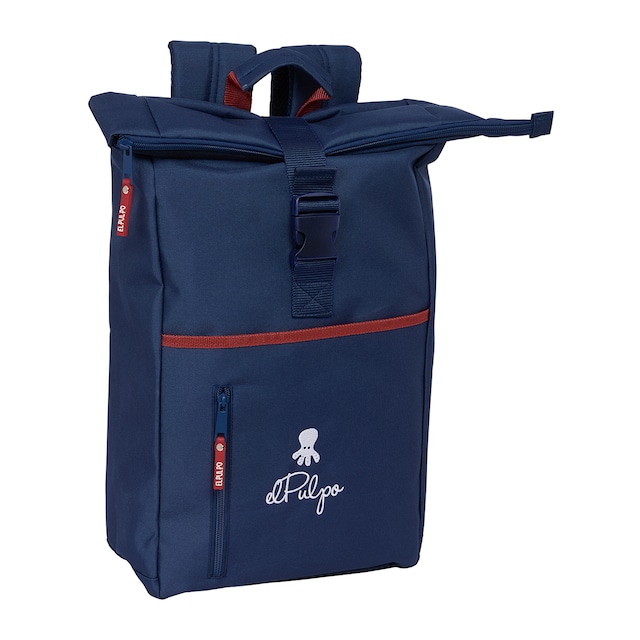 Imagen 0 de Mochila solapa para portatil 15,6'' El Pulpo azul marino