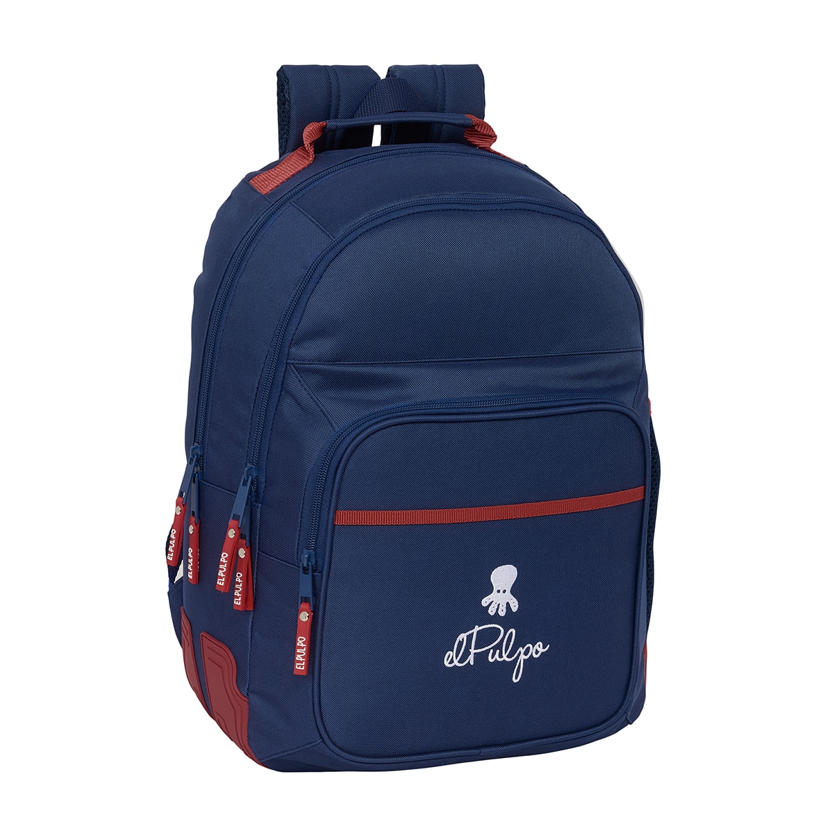 Imagen 0 de Mochila doble adaptable a carro El Pulpo azul marino