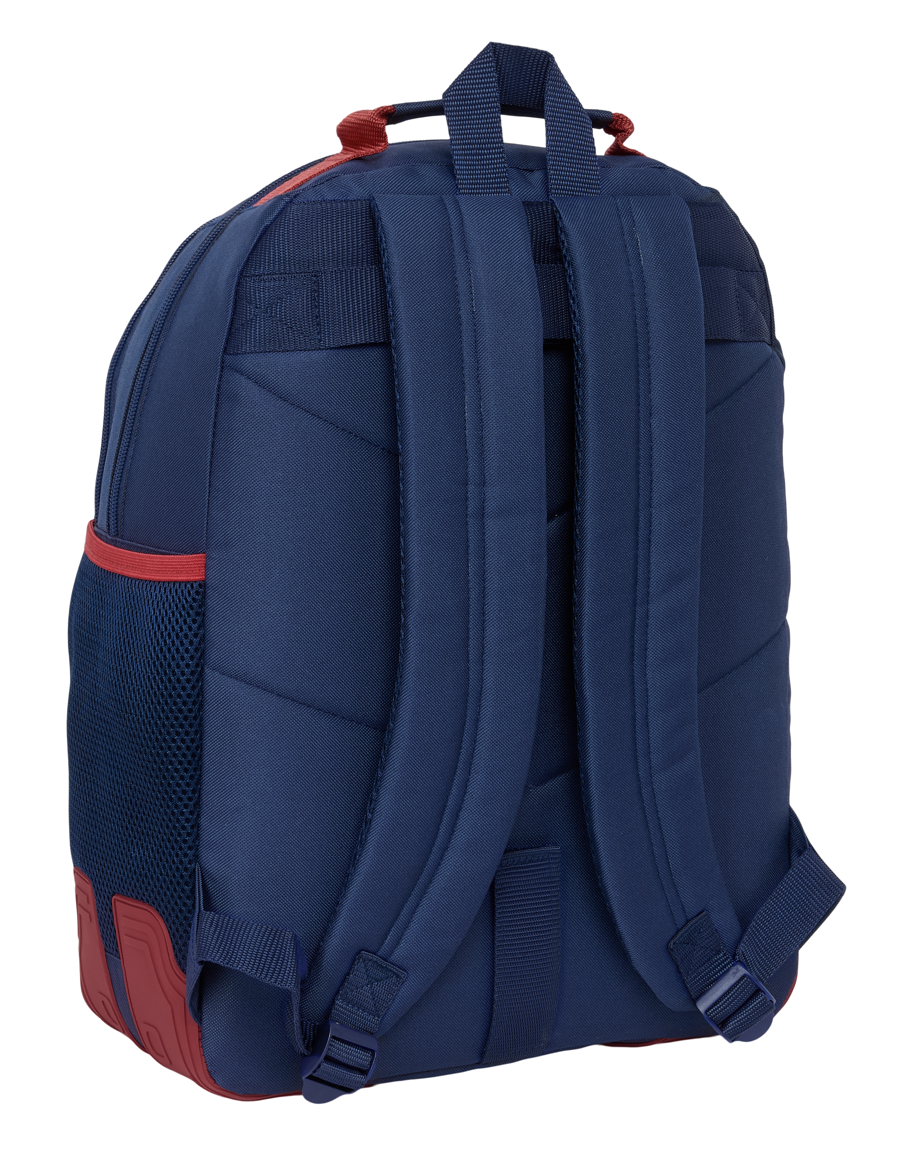Mochila doble adaptable a carro El Pulpo azul marino 2