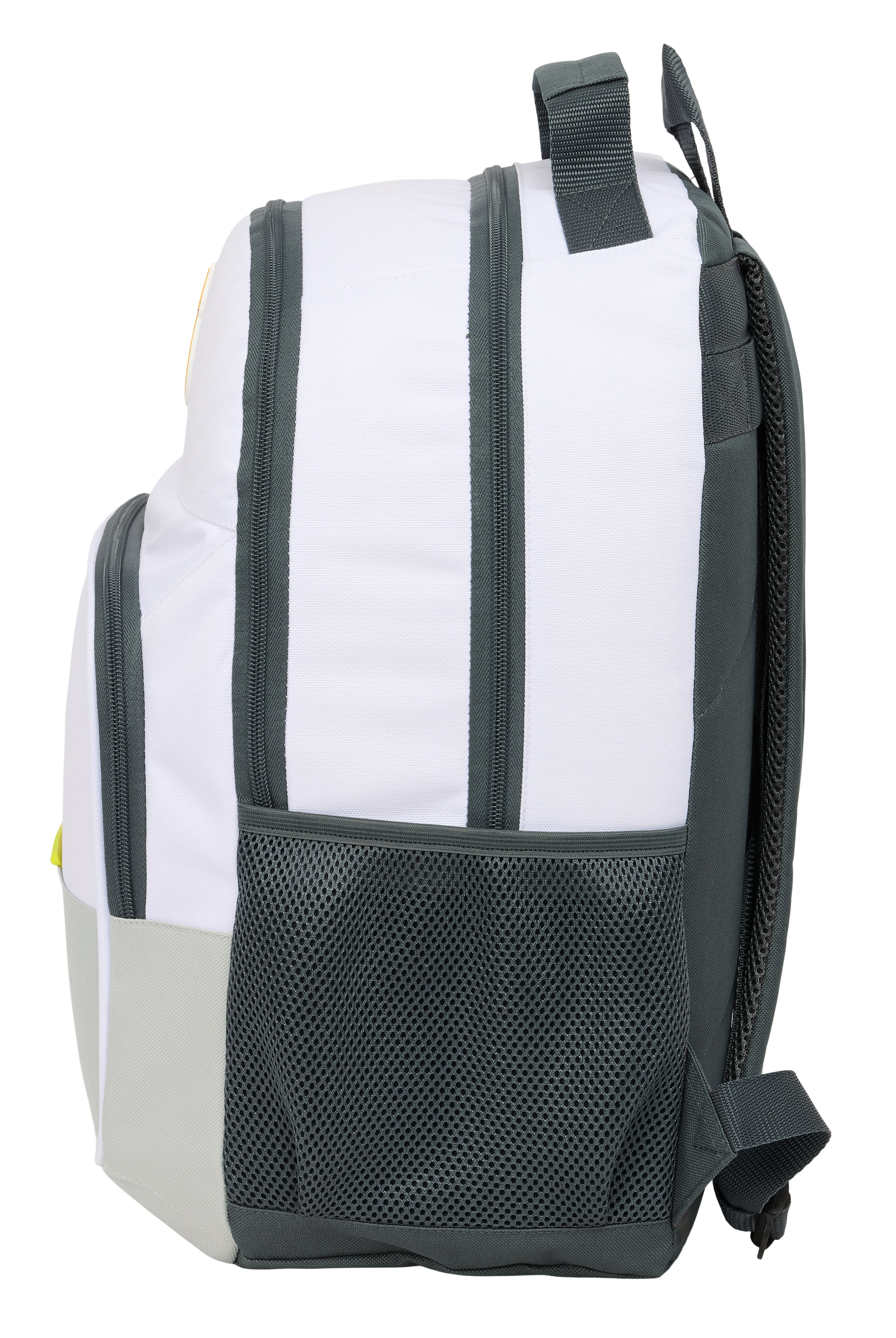 Mochila doble adaptable a carro Real Madrid 1ª Equipacion 25/26 blanca 3