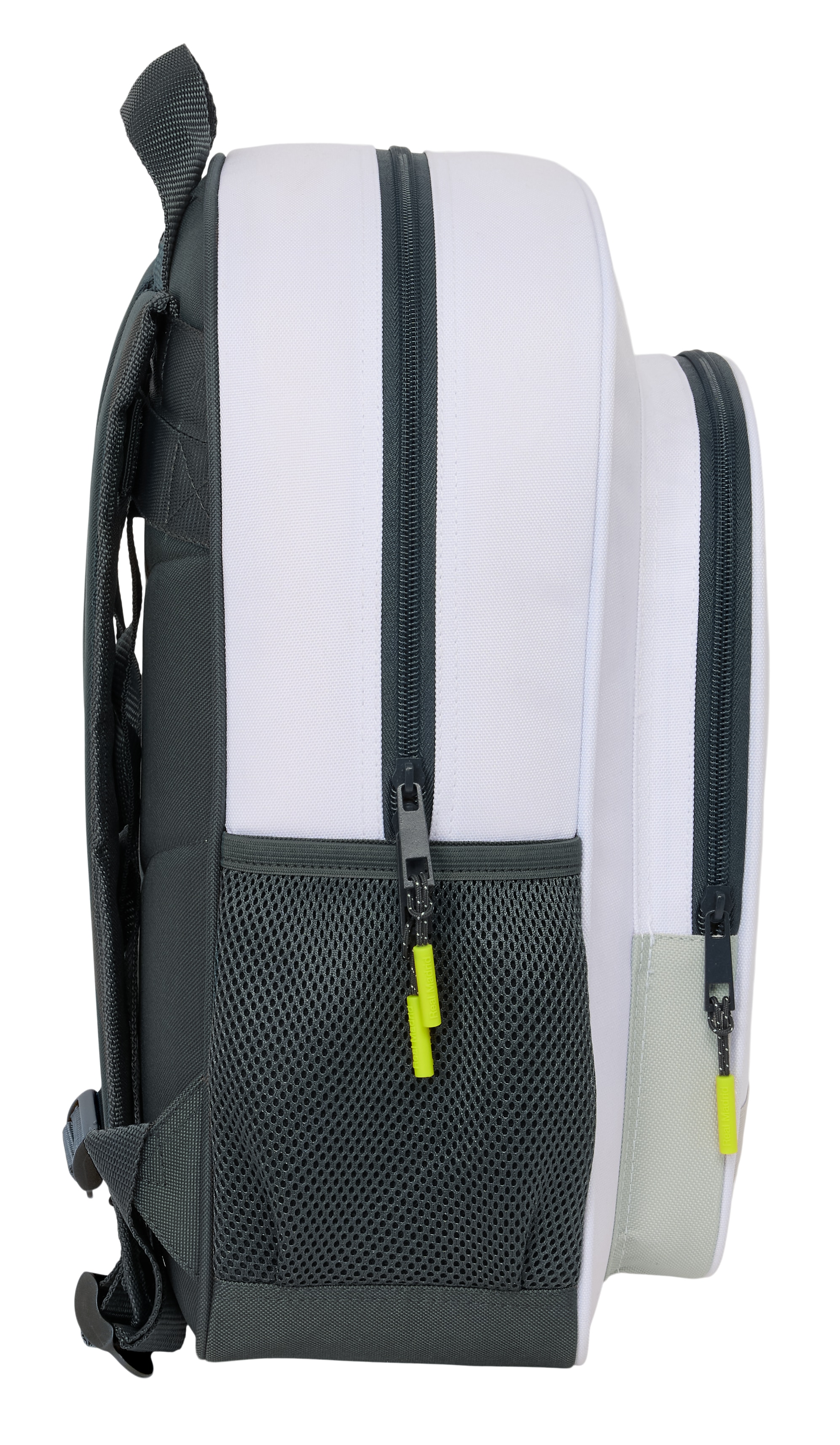 Mochila junior adaptable a carro Real Madrid 1ª Equipacion 25/26 blanca 3