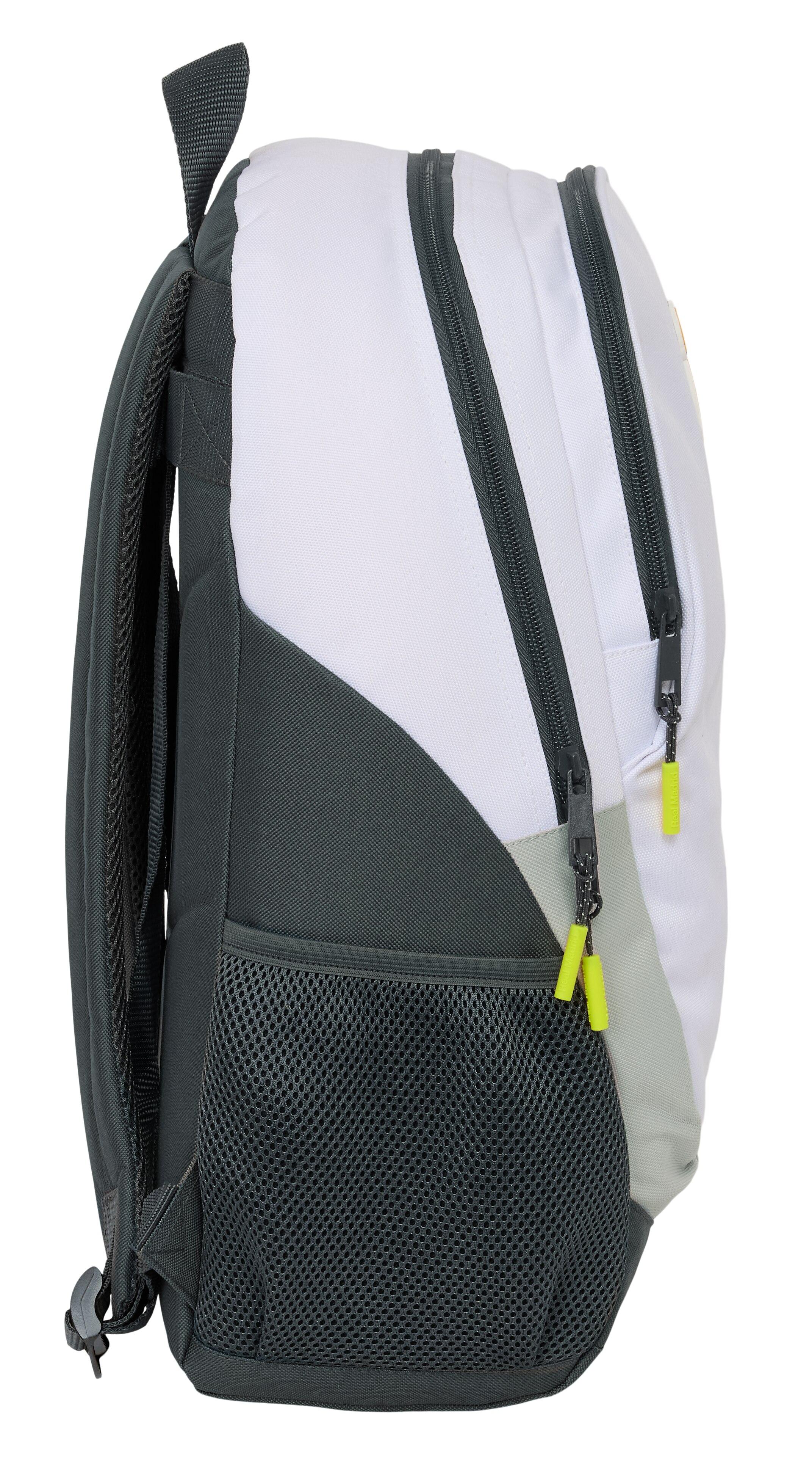 Mochila adaptable a carro Real Madrid 1ª Equipacion 25/26 blanca 3