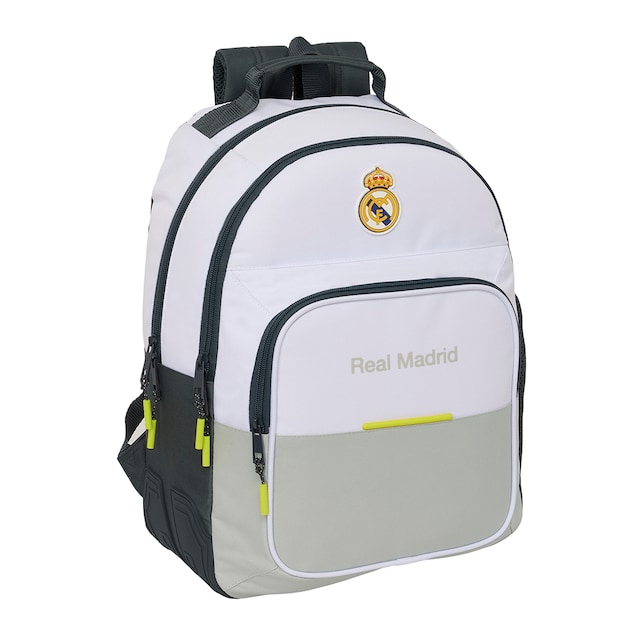 Imagen 0 de Mochila doble adaptable a carro Real Madrid 1ª Equipacion 25/26 blanca