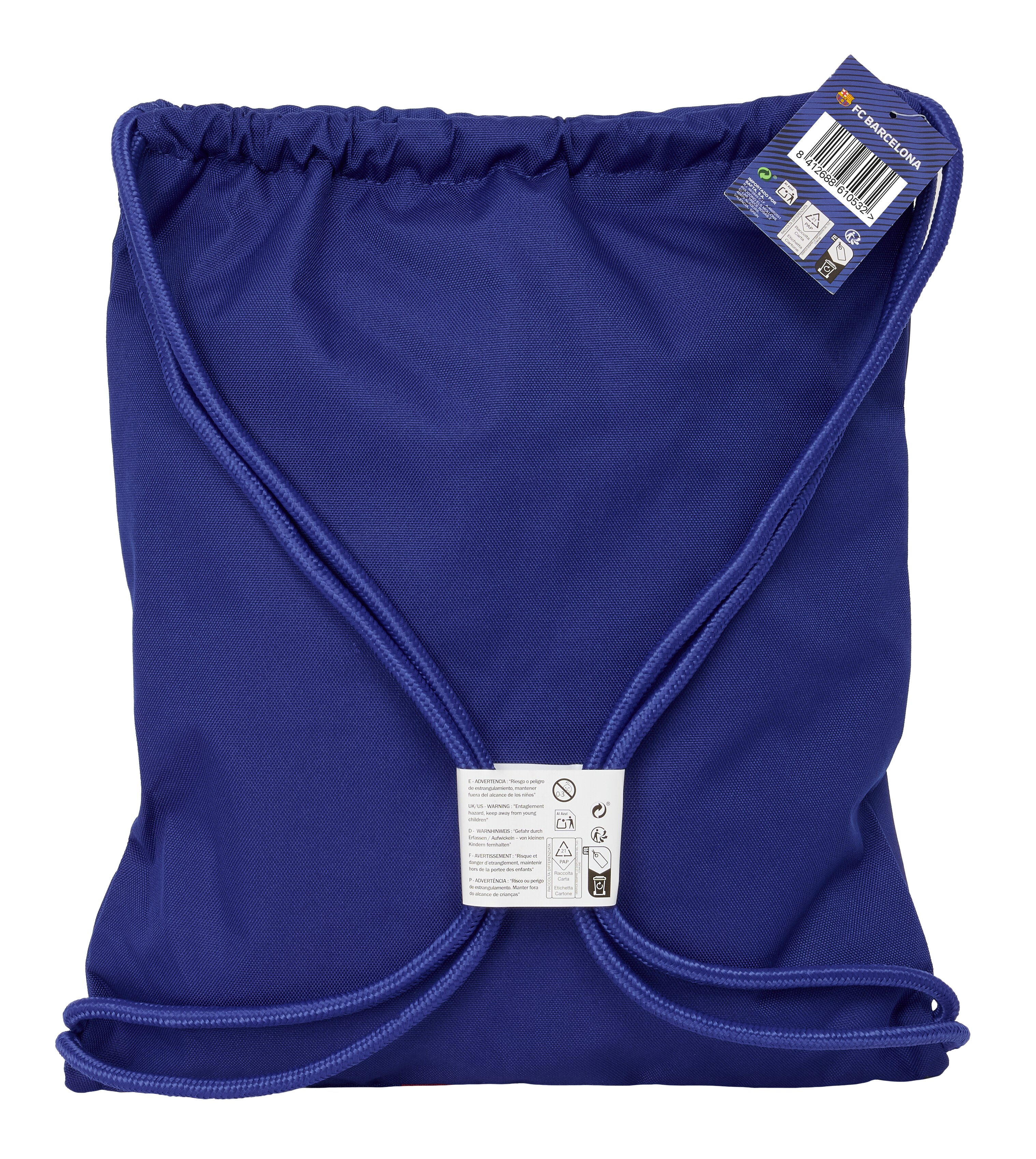 Saco deportivo F.C. Barcelona 1ª Equipacion 25/26 azul y granate 4
