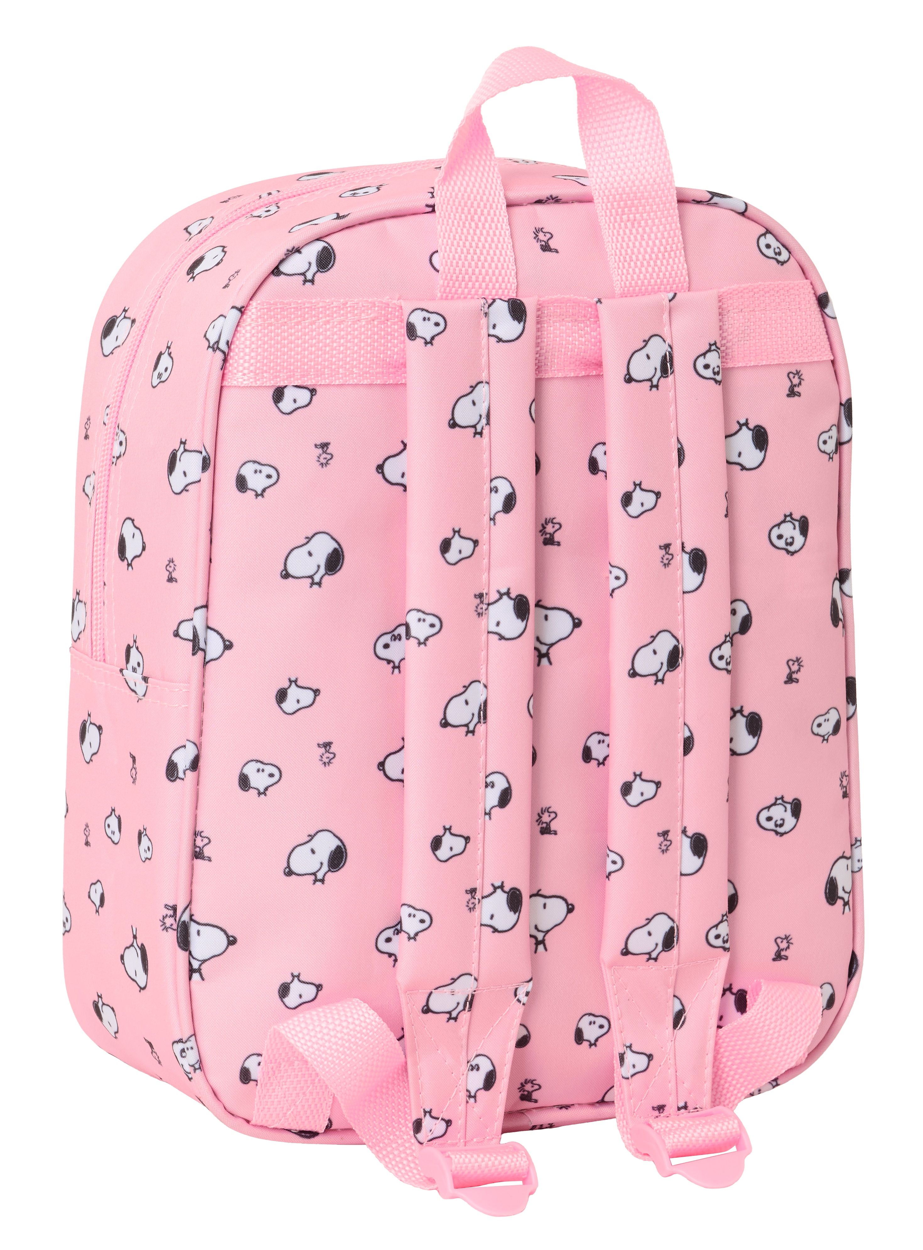 Mochila guarderia 3D Snoopy Safta rosa claro 2